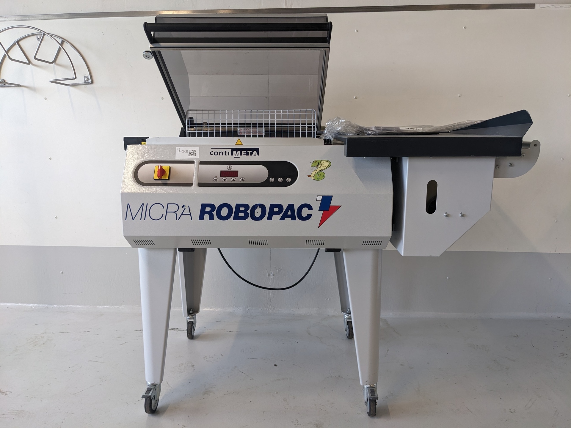 Folie krimp machine, Robopac, Micra M1, wit, 2021