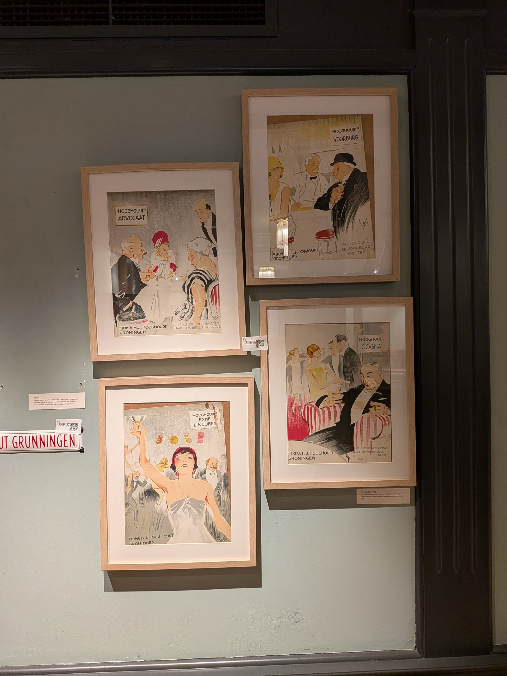 7x Wanddecoratie Hooghoudt