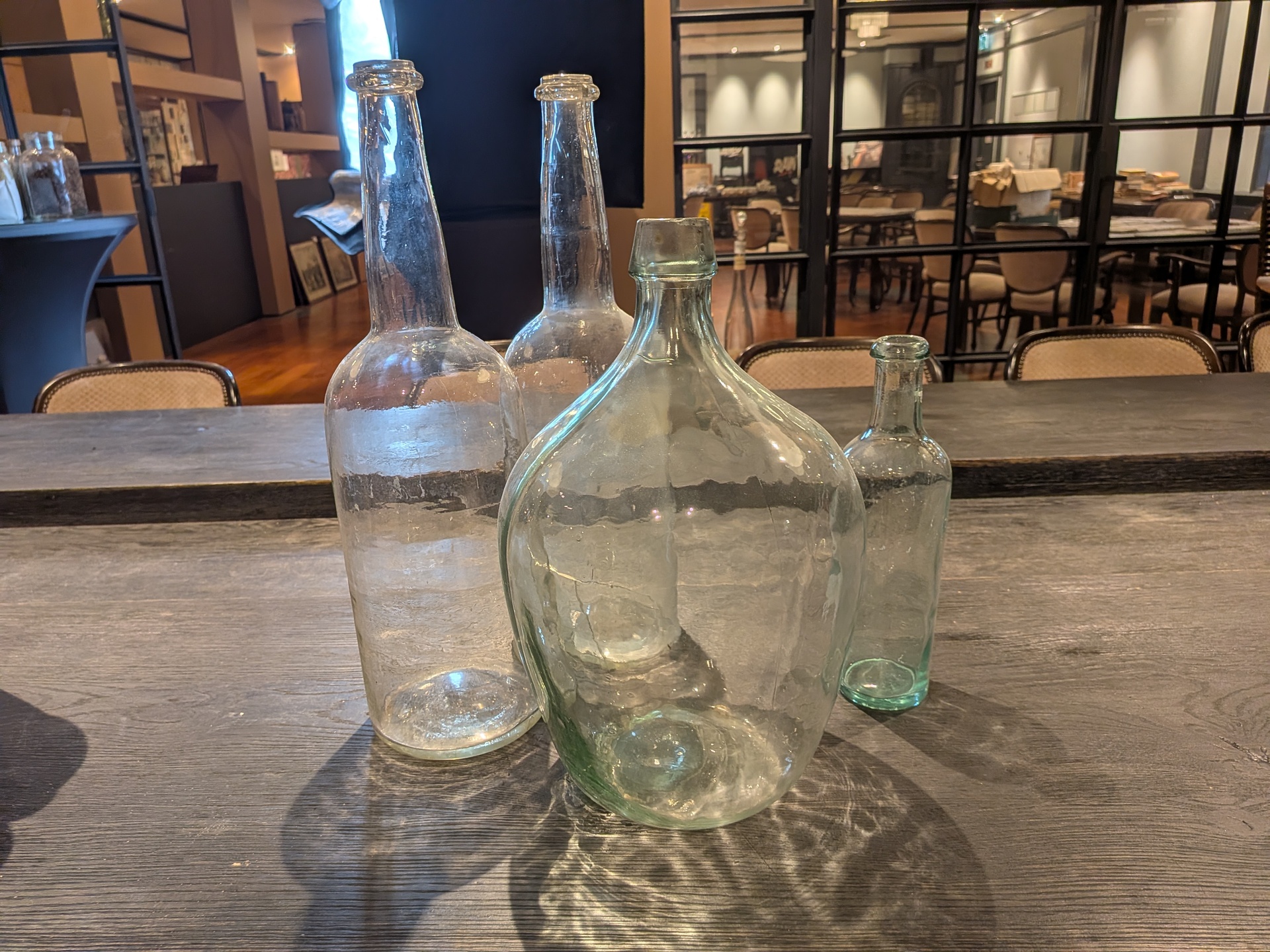 4x Decoratie fles
