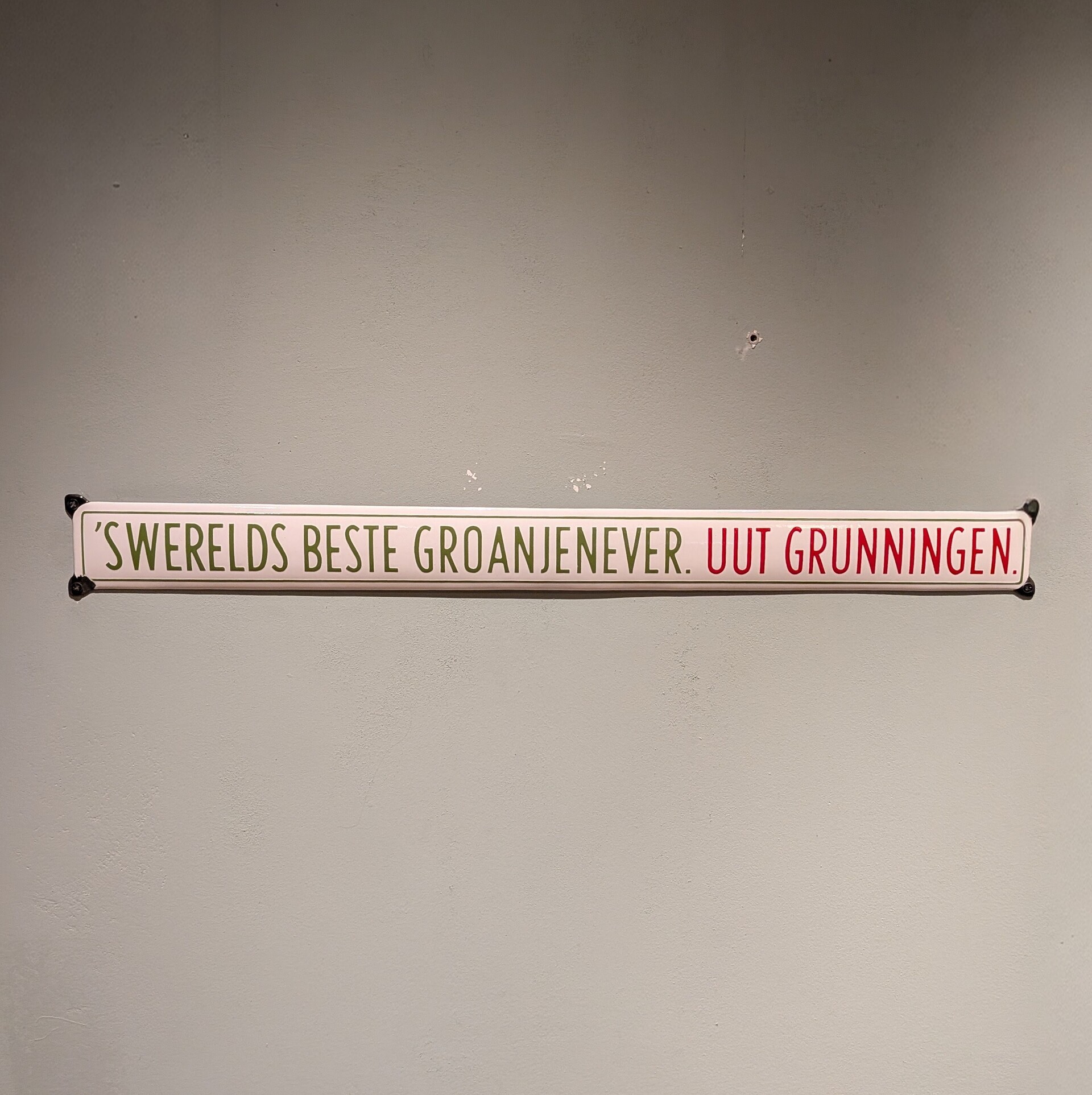 Emaillebord Hooghoudt