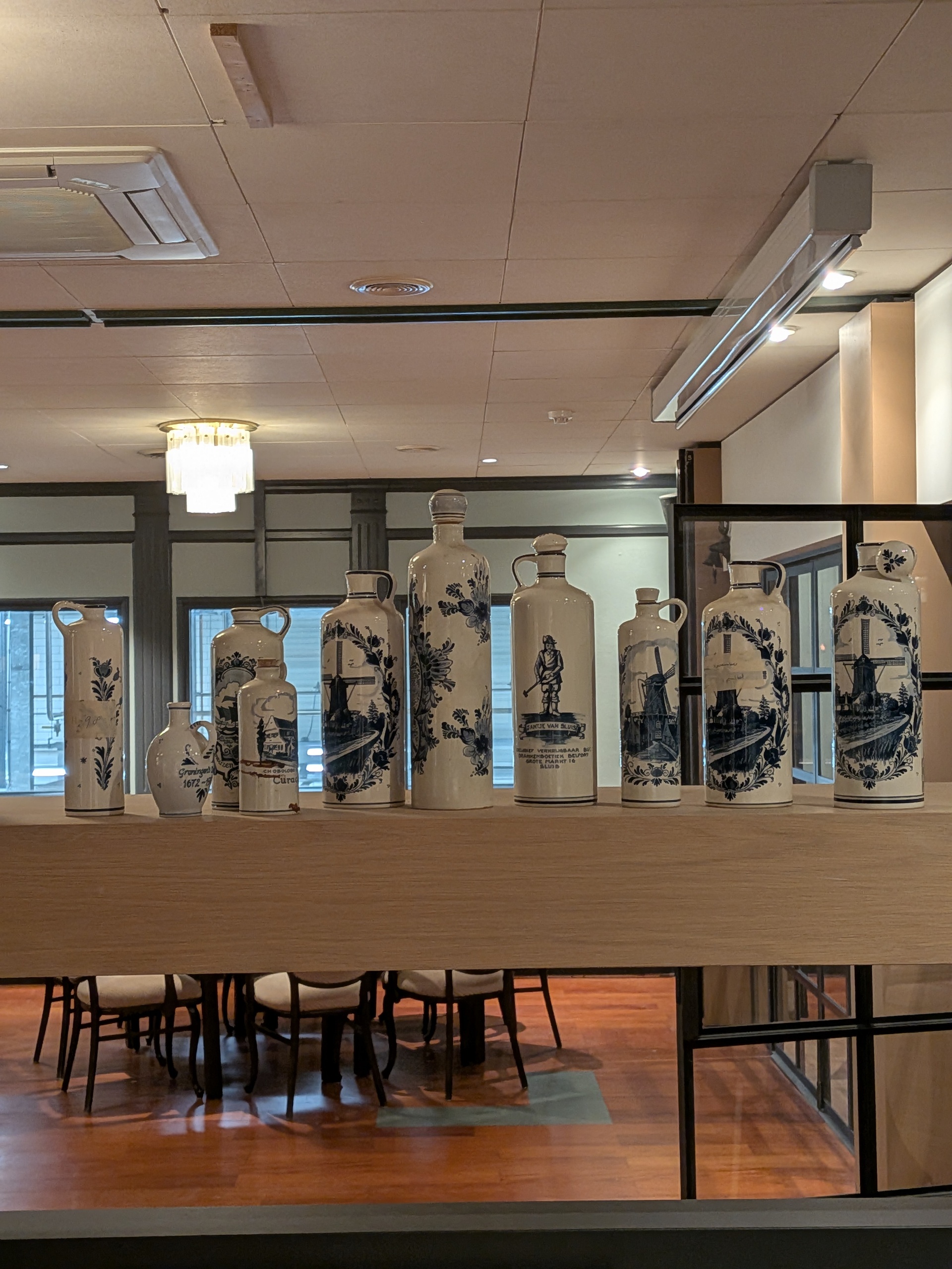 9x Delfts blauwe kruik