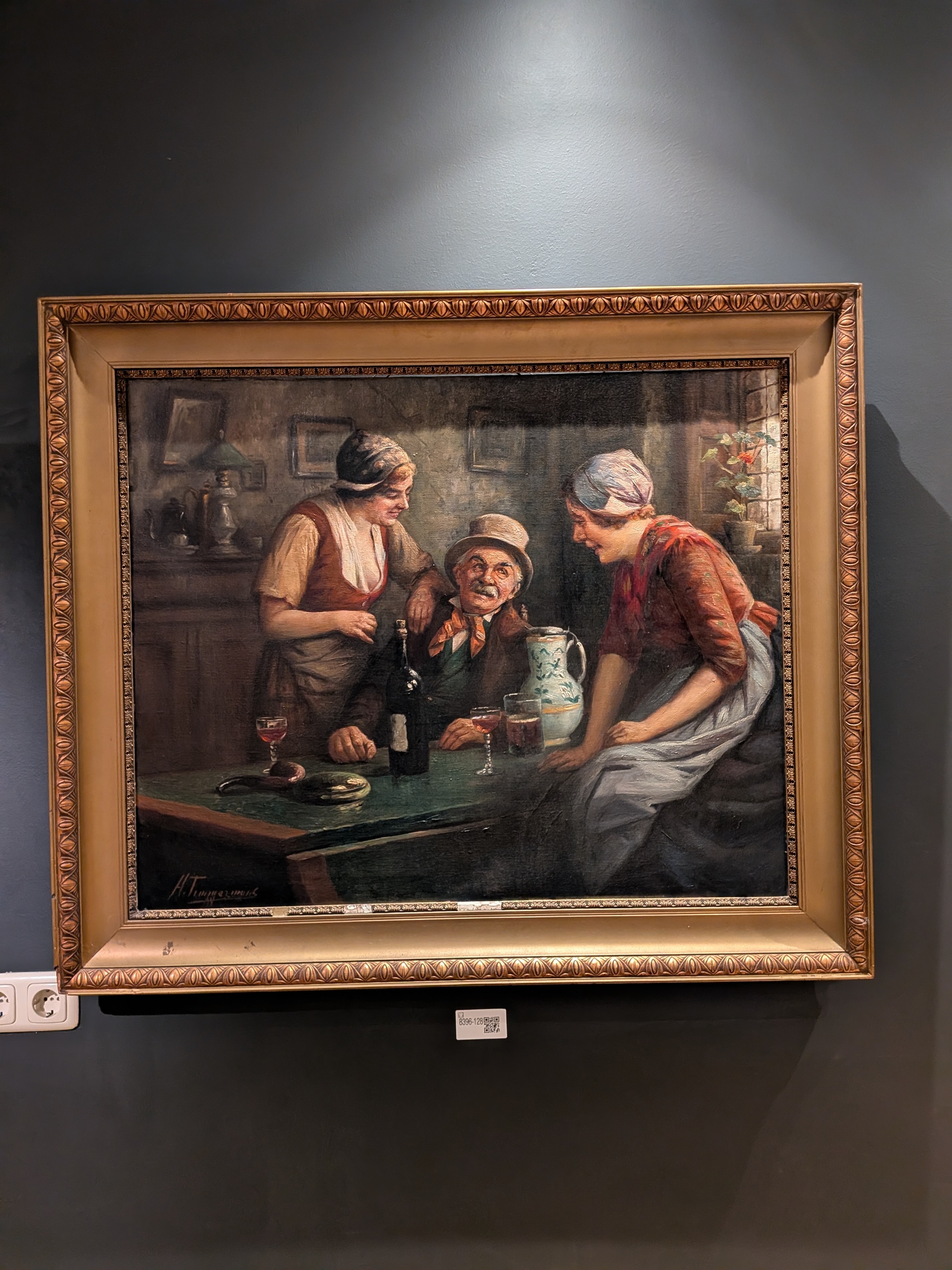 Olieverf op doek, gesigneerd H.Timmermans