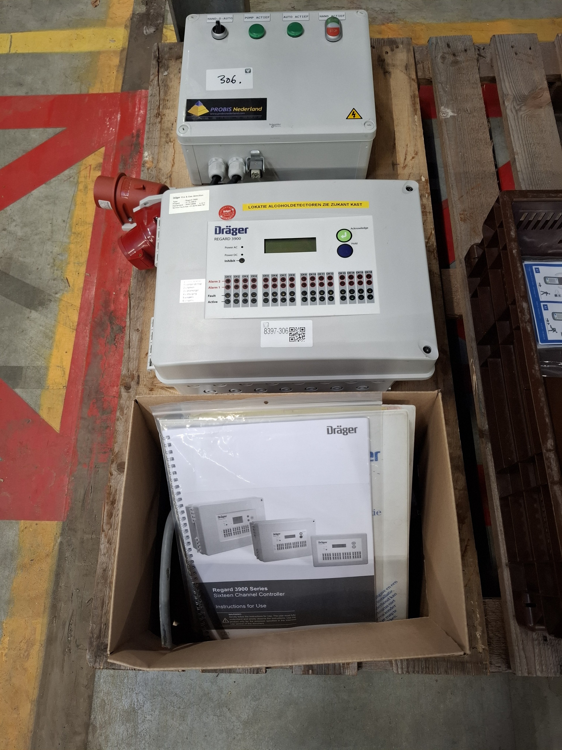 Vuur- en gas detector, Drager, Regard 3900