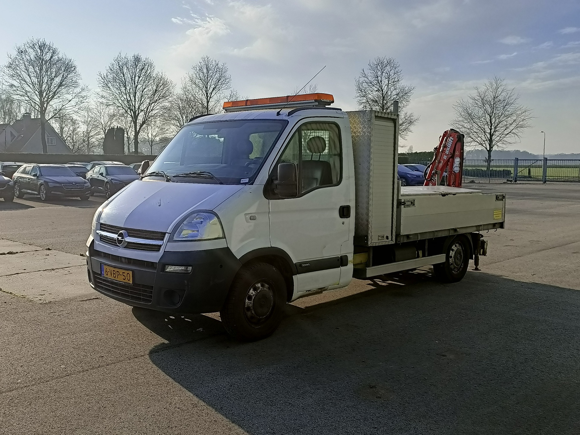 Bedrijfsauto, OPEL, MOVANO-2 2.5 CDTI L2H1, 2008, met autolaadkraan, M