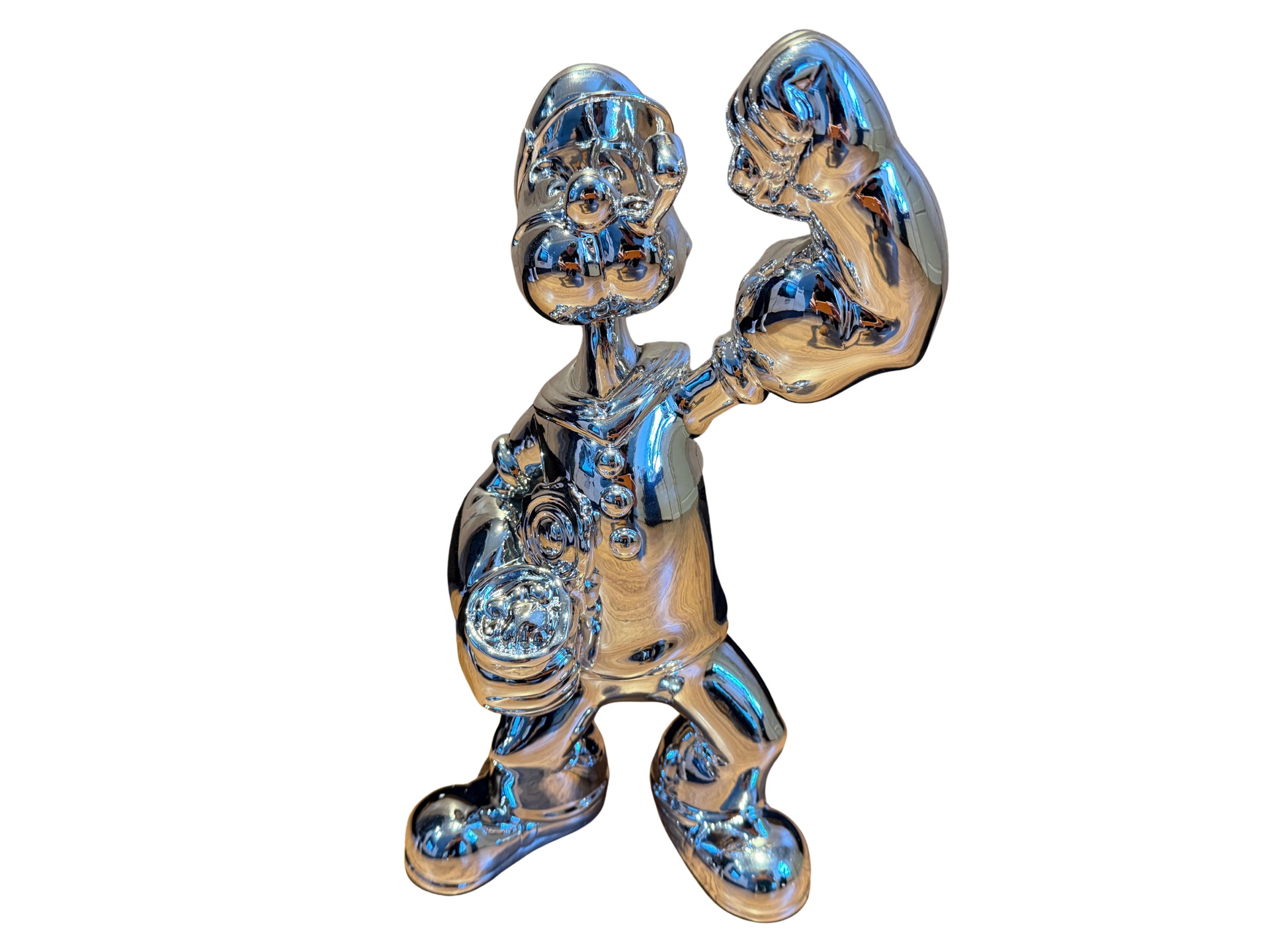 Popeye sculptuur, Lior24, Silver