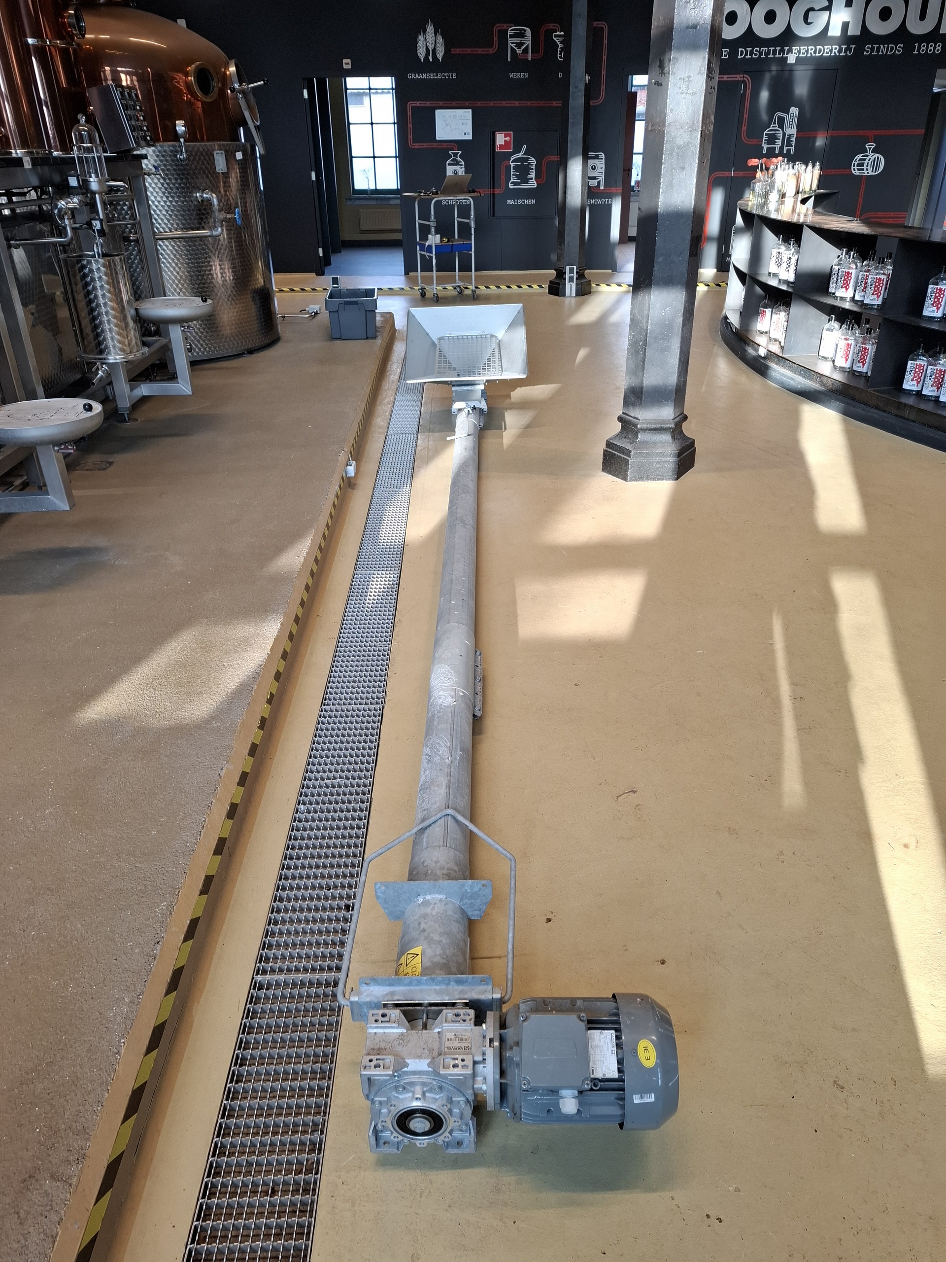 Schroeftransporteur  Jansen & Heuning, bouwjaar 2021