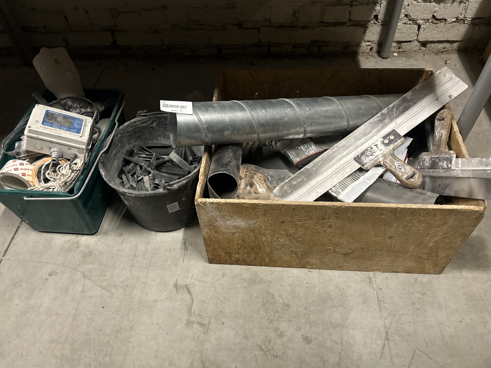 Partij gereedschap en toebehoren