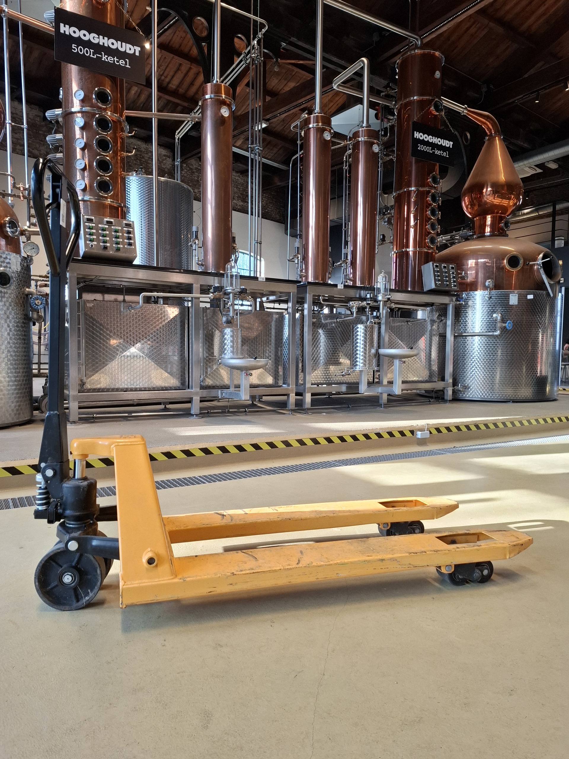 Palletwagen JJ, 2500kg, geel, bouwjaar 2021