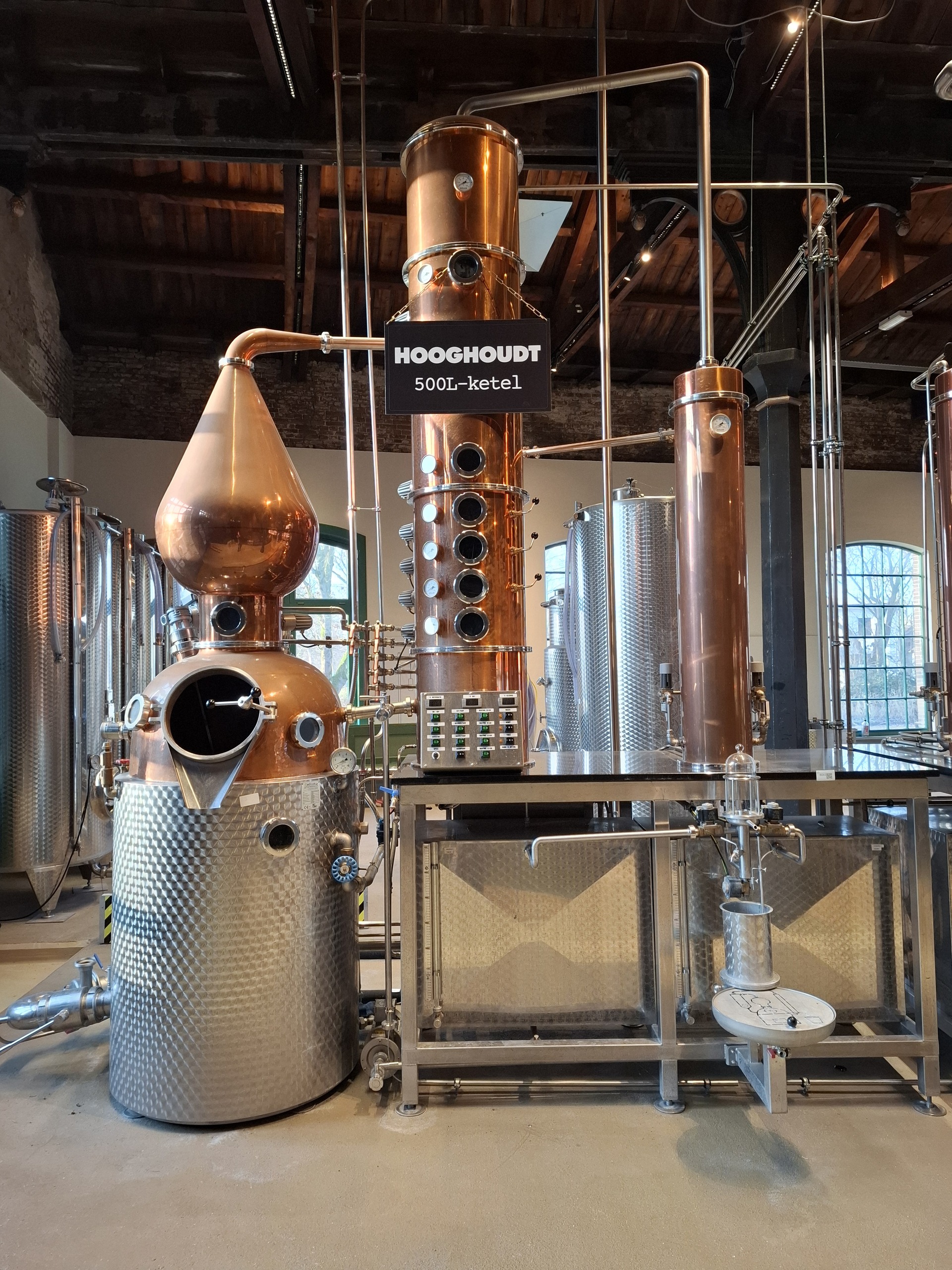 Distilleer ketel / opstelling 500L Müller, Aroma 900, bouwjaar 2020