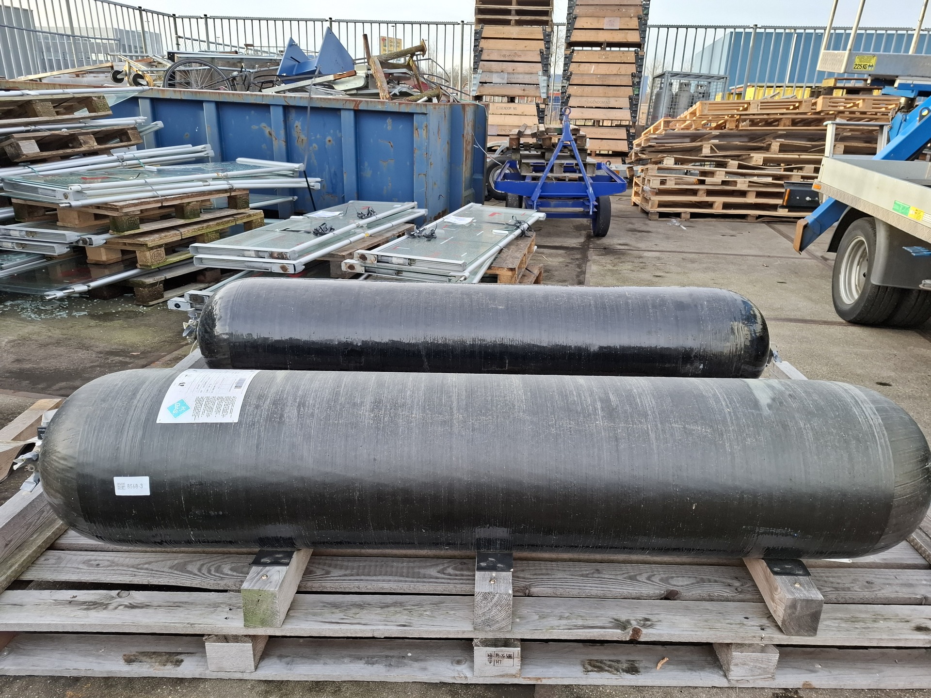 2x Composiet gecomprimeerde waterstofcilinder Worthington Industries