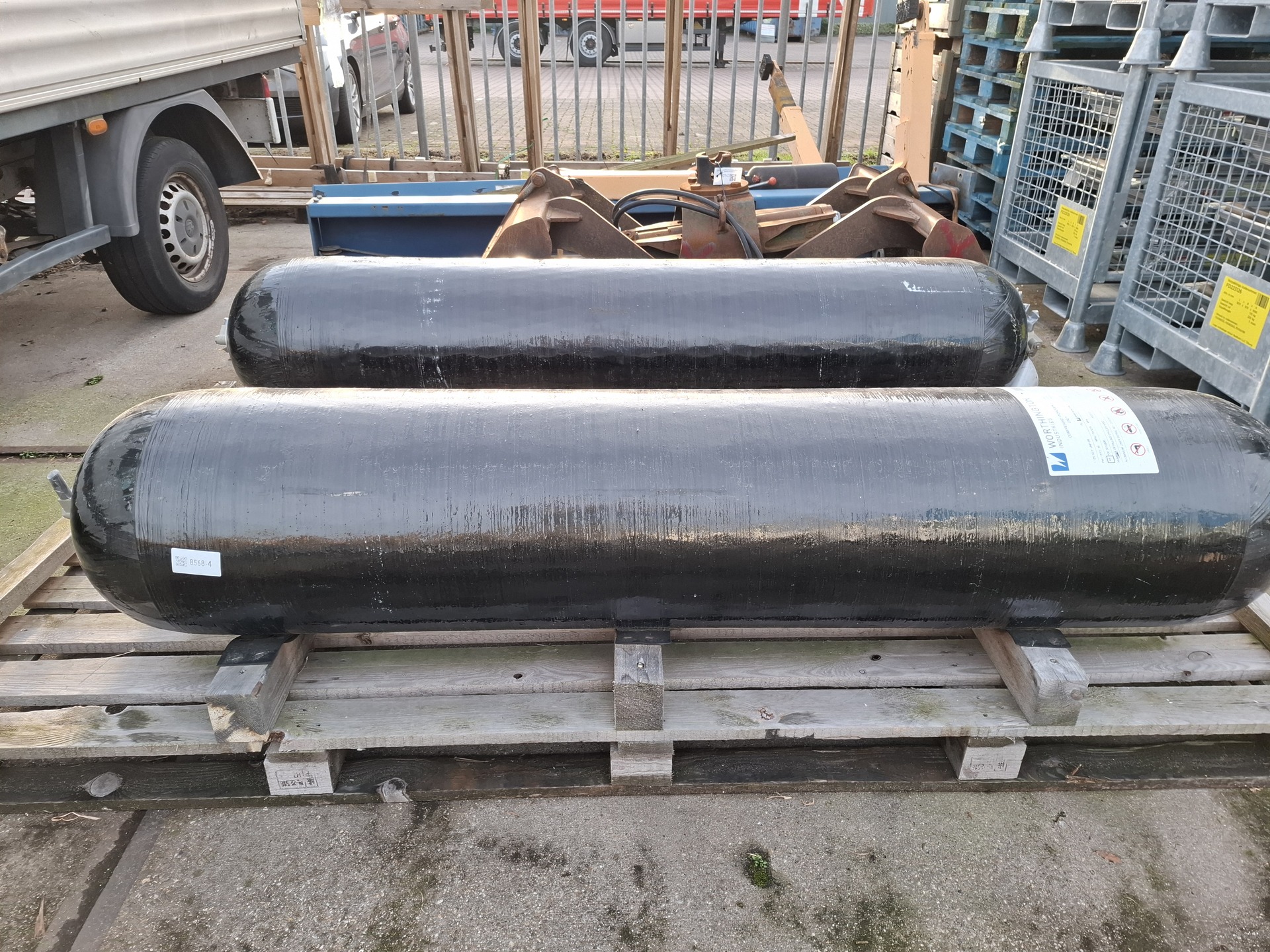 2x Composiet gecomprimeerde waterstofcilinder Worthington Industries