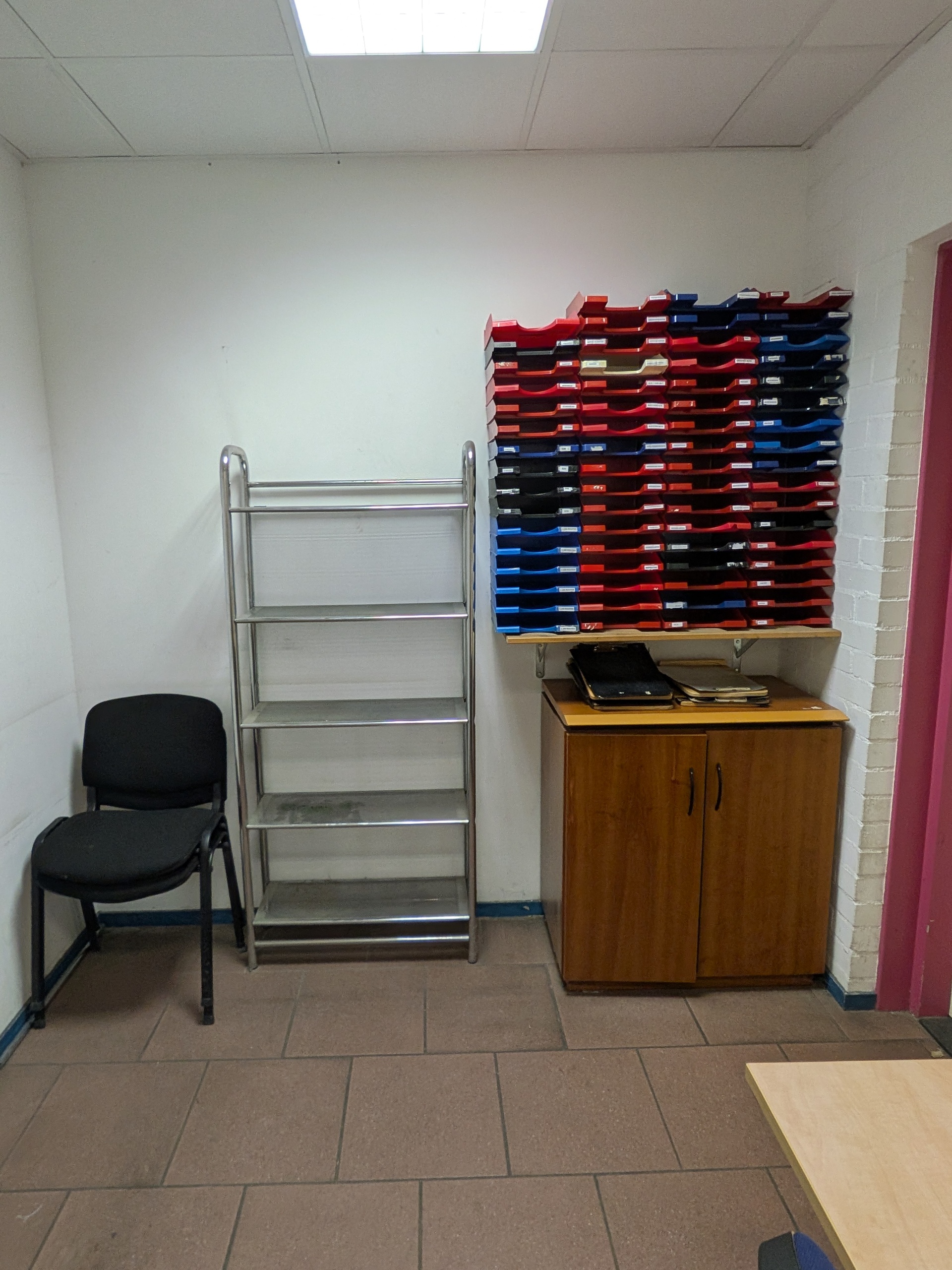 Inhoud kantoorruimte