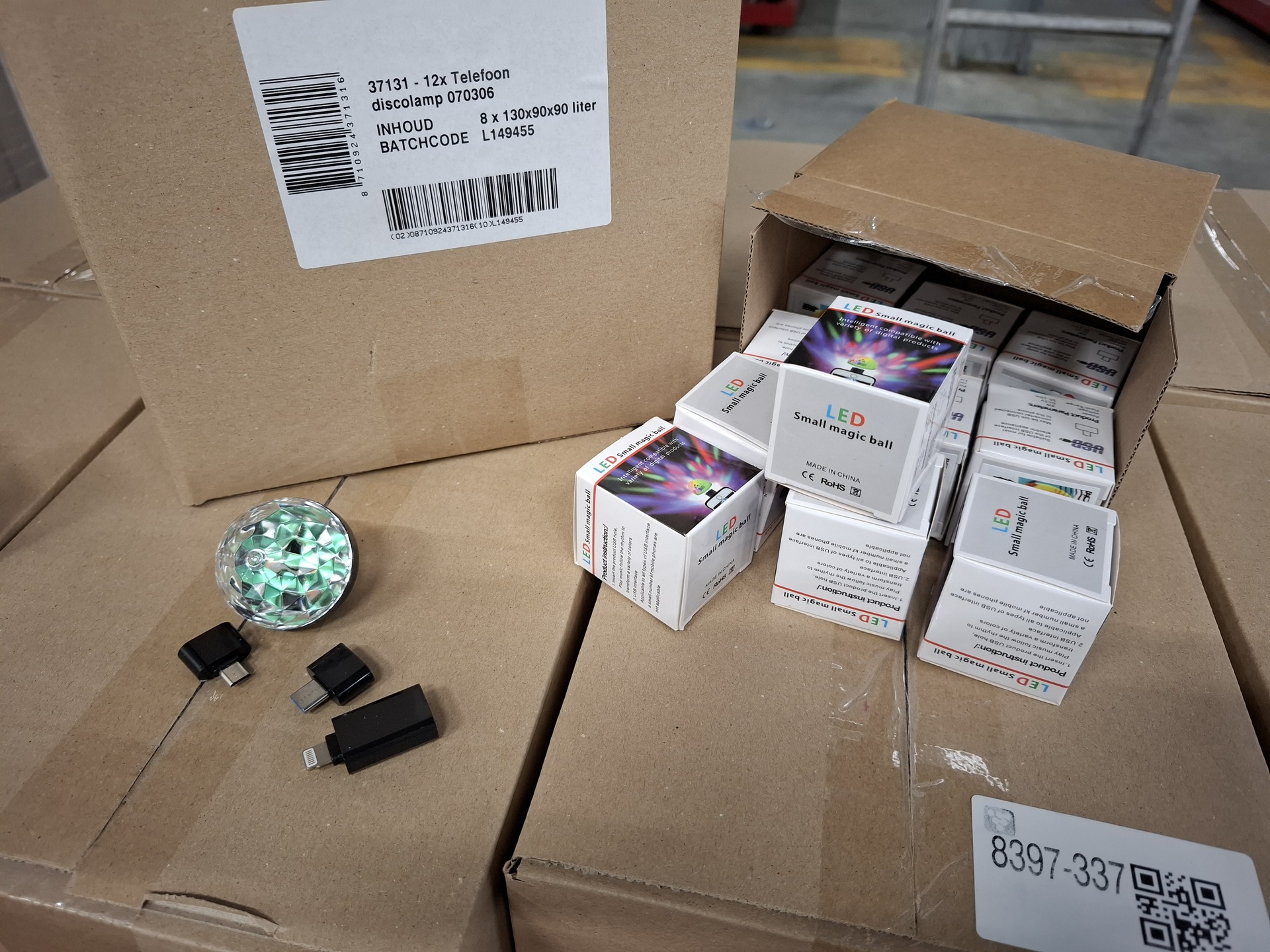 Ca 600x telefoon discolamp