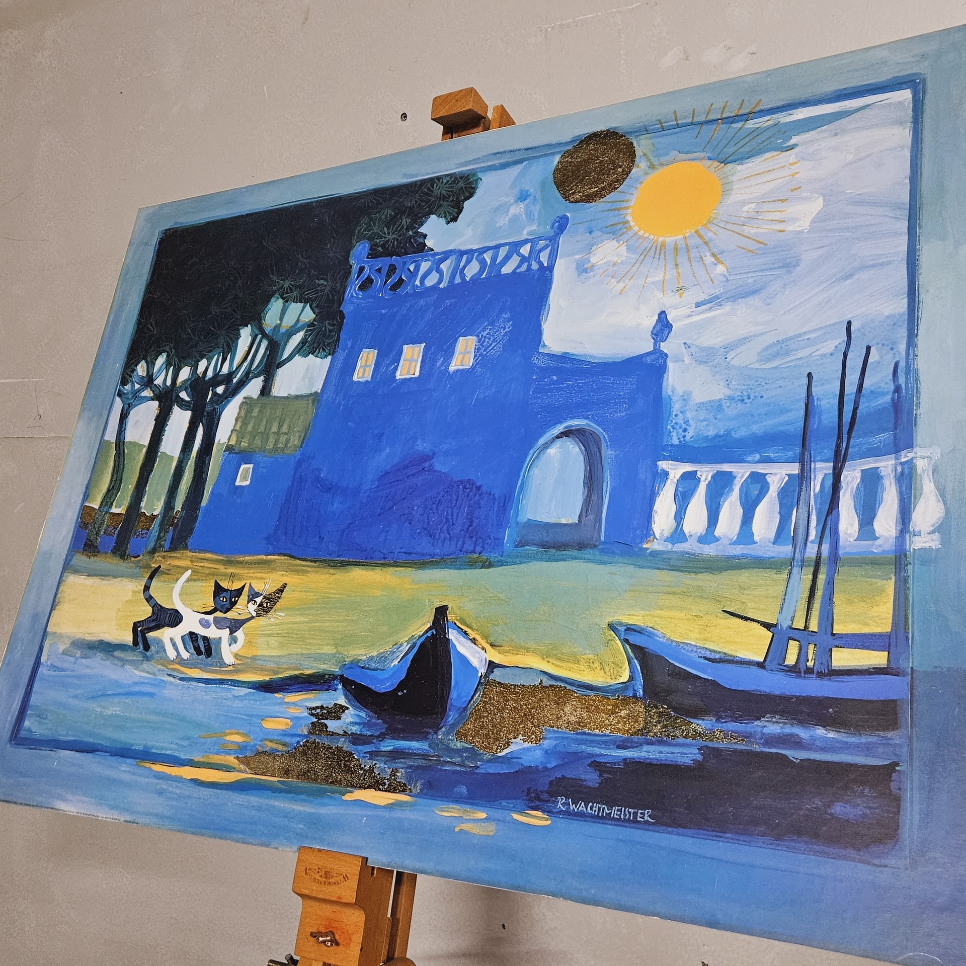 Kunstwerk van kunstenaar Rosina Wachtmeister – ”I Pinni”