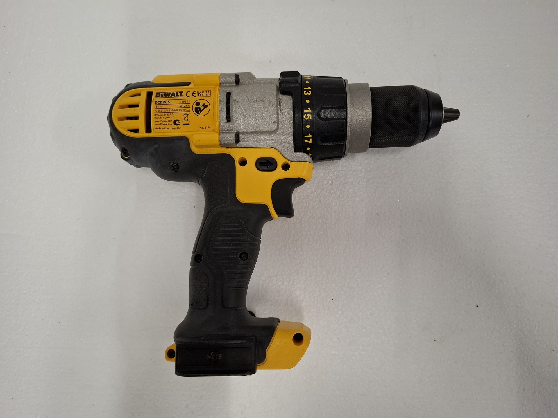 Accu boorhamer 18V (body only), DeWALT, DCD985
