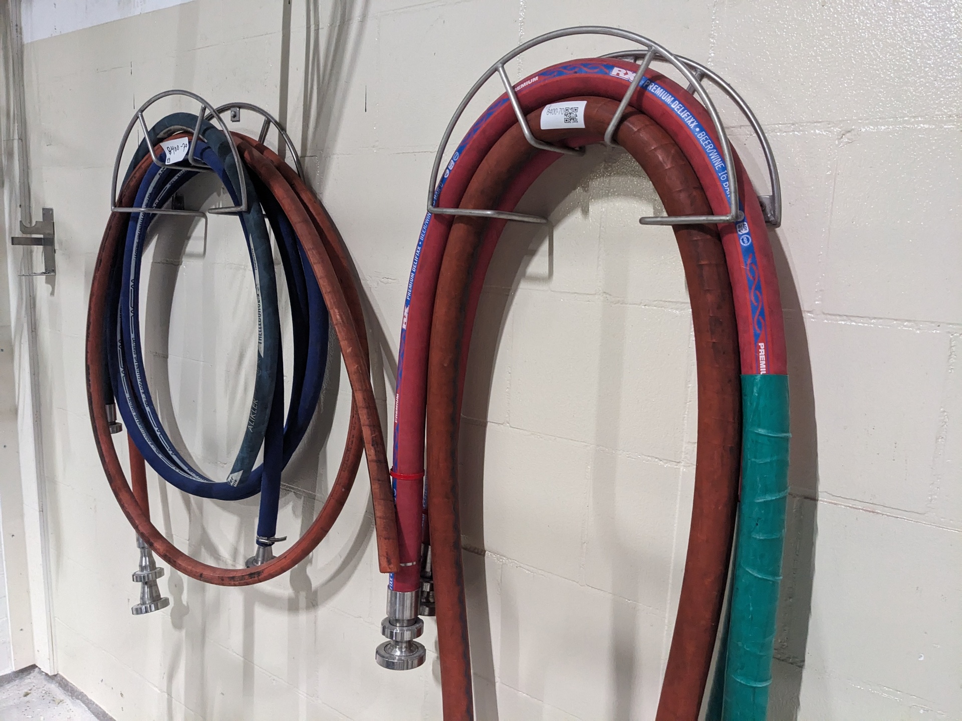 5x Koppelslang, blauw/rood