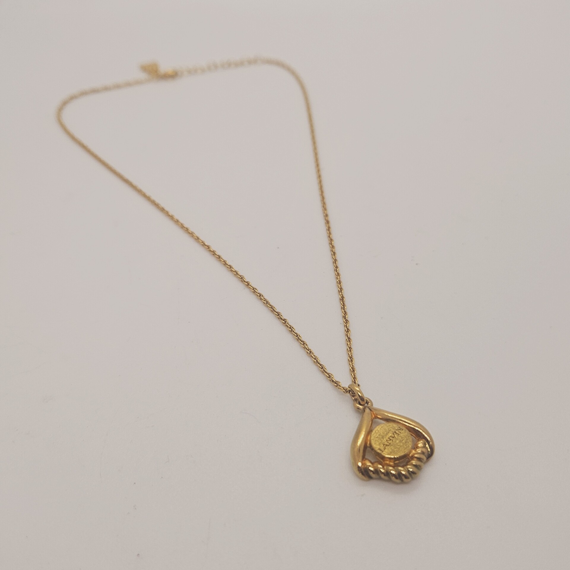 Lanvin goldplated collier