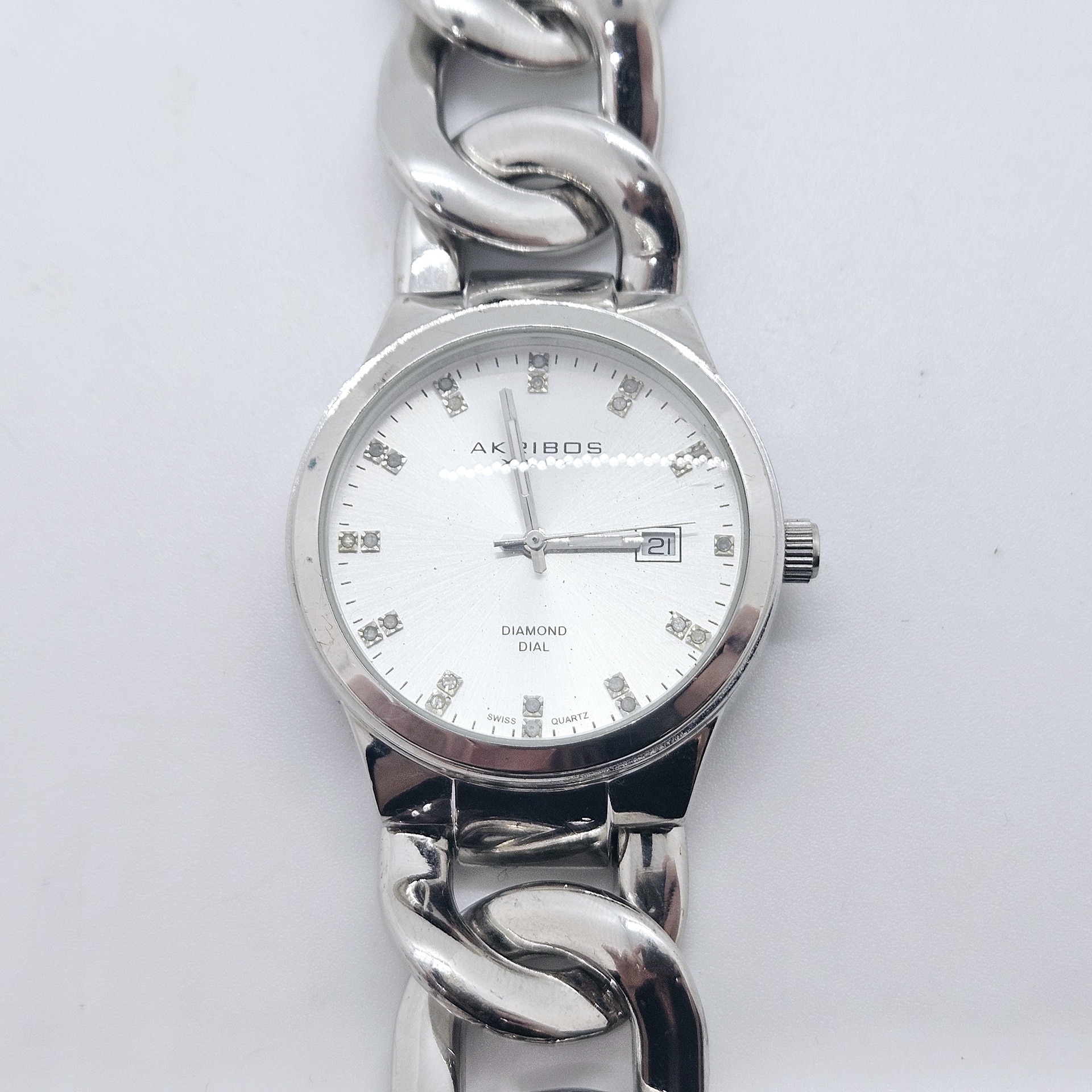 Akribos Diamond Dial dameshorloge