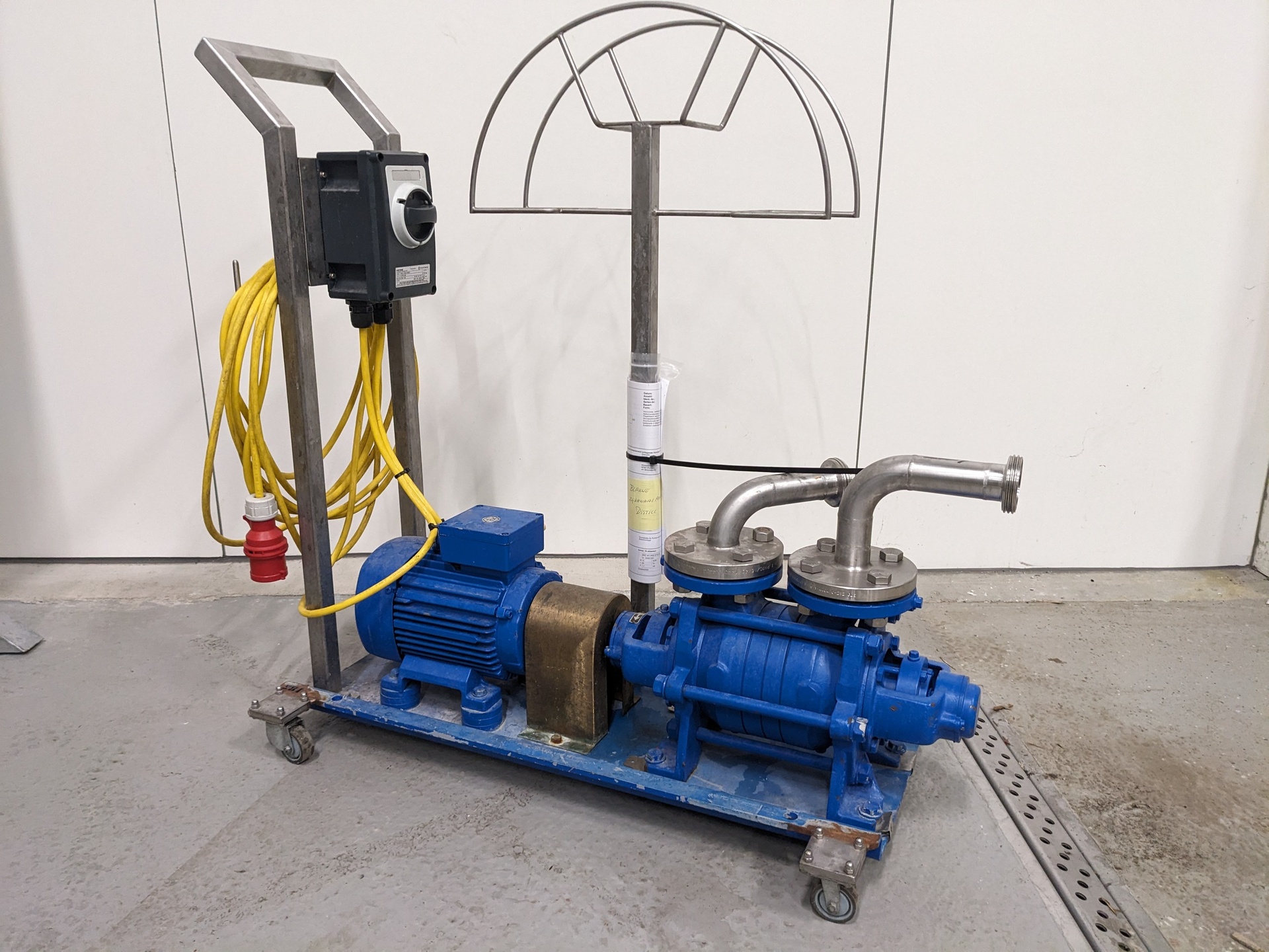 Atex zijkanaal waaier pomp, Allweiler, SRZ 441 WW G11E32, blauw, 2020