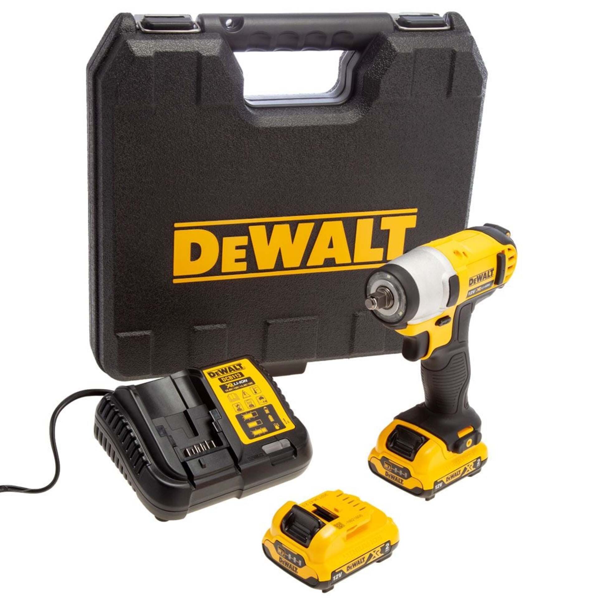 Slagmoersleutel accu set compleet, DeWALT, DCF813D2