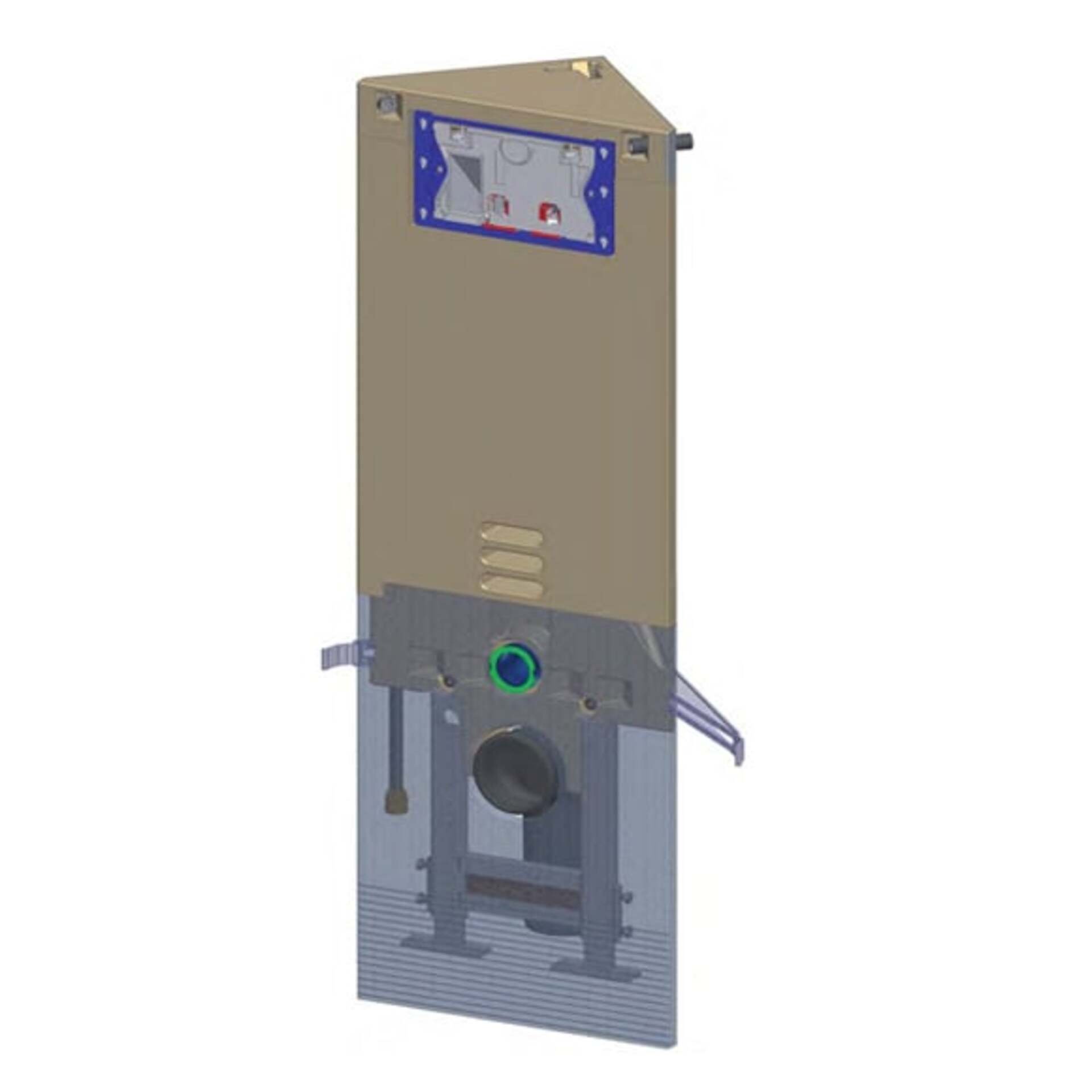 Hoek inbouwreservoir Grumbach, Geberit, 1301III