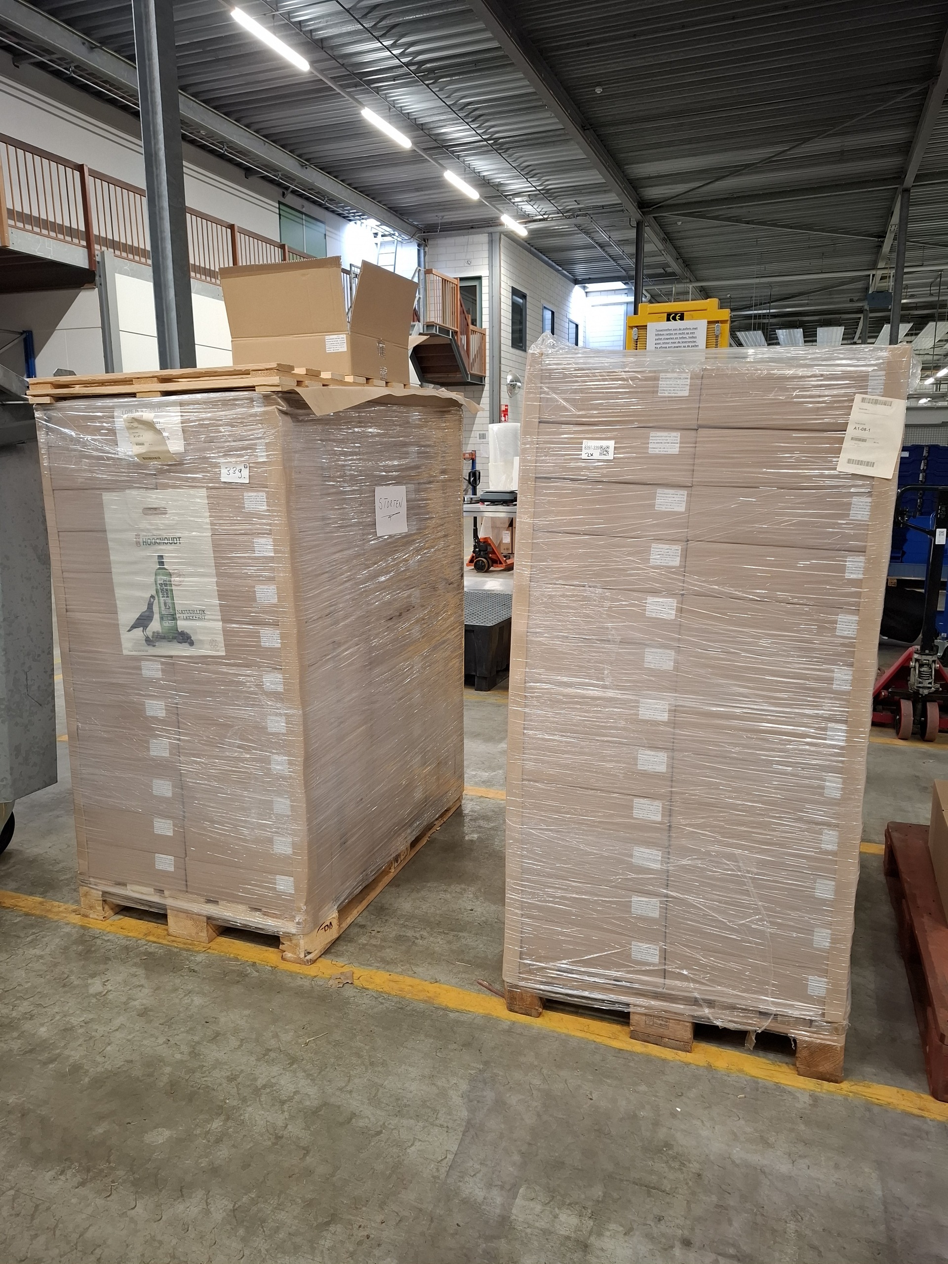 2x Pallet draagtassen ‘Hooghoudt’