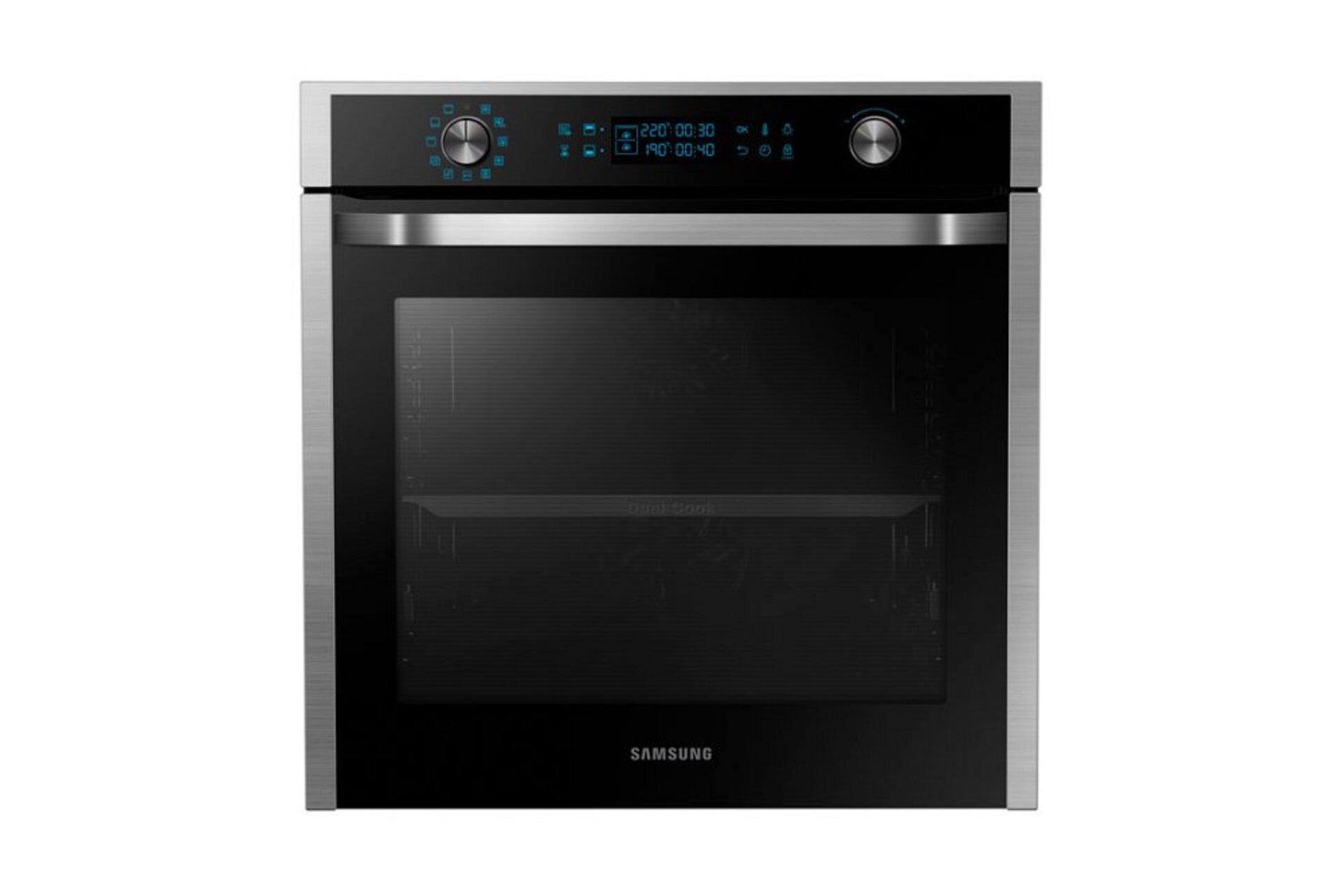 Dual Cook oven, Samsung, NV75J5540RS, Zwart