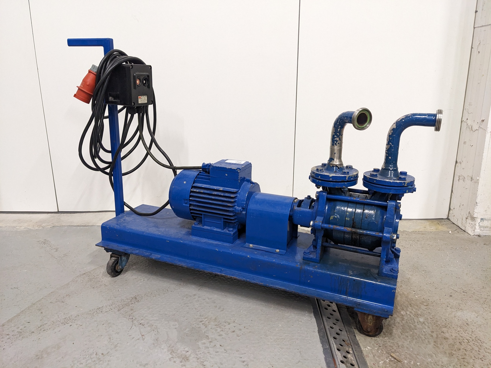 Atex zijkanaal waaier pomp, Allweiler, SRZ 441 WG II2V, blauw, 1996