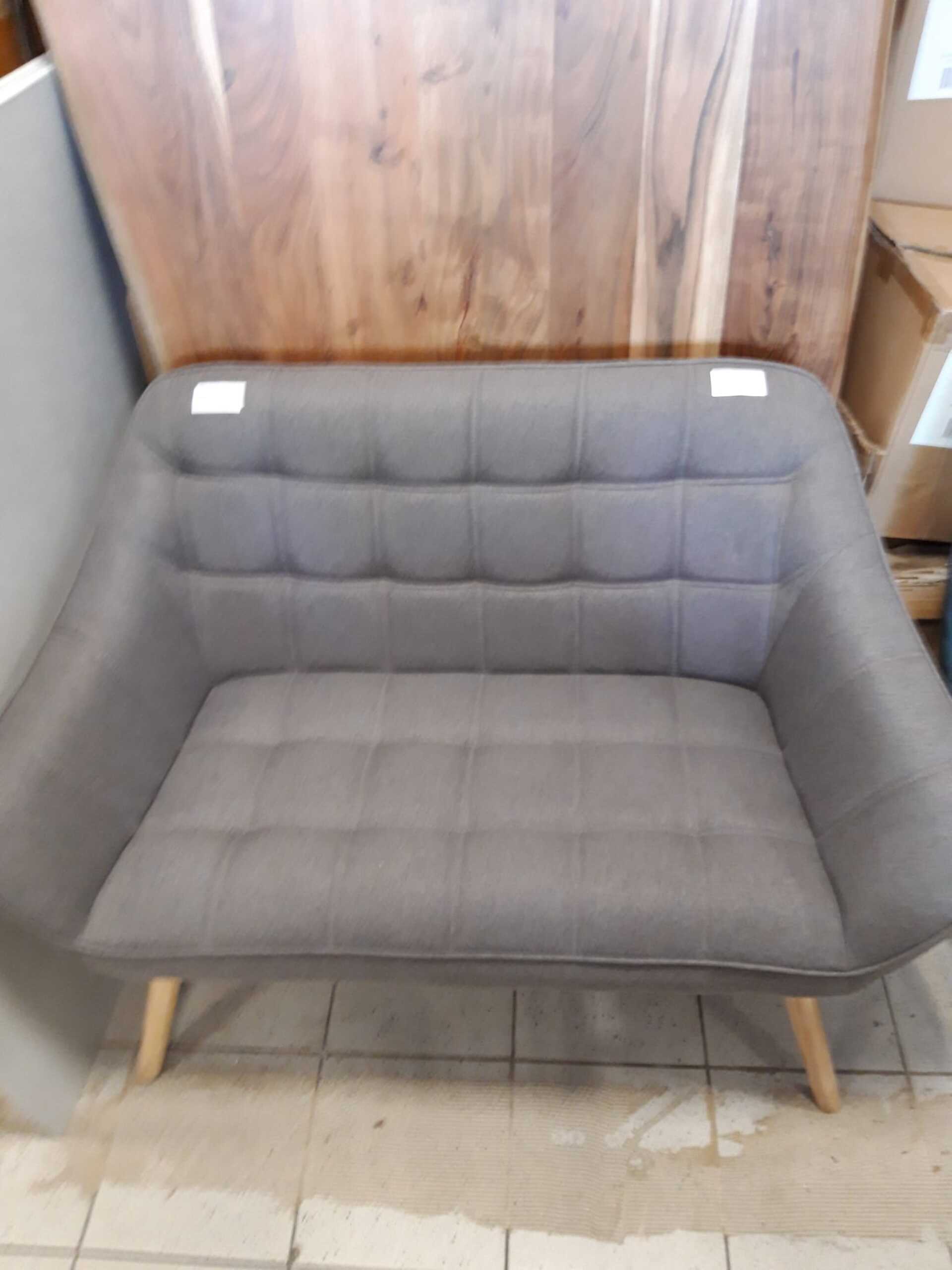 2 persoons bankje linnen, Grey, 2025