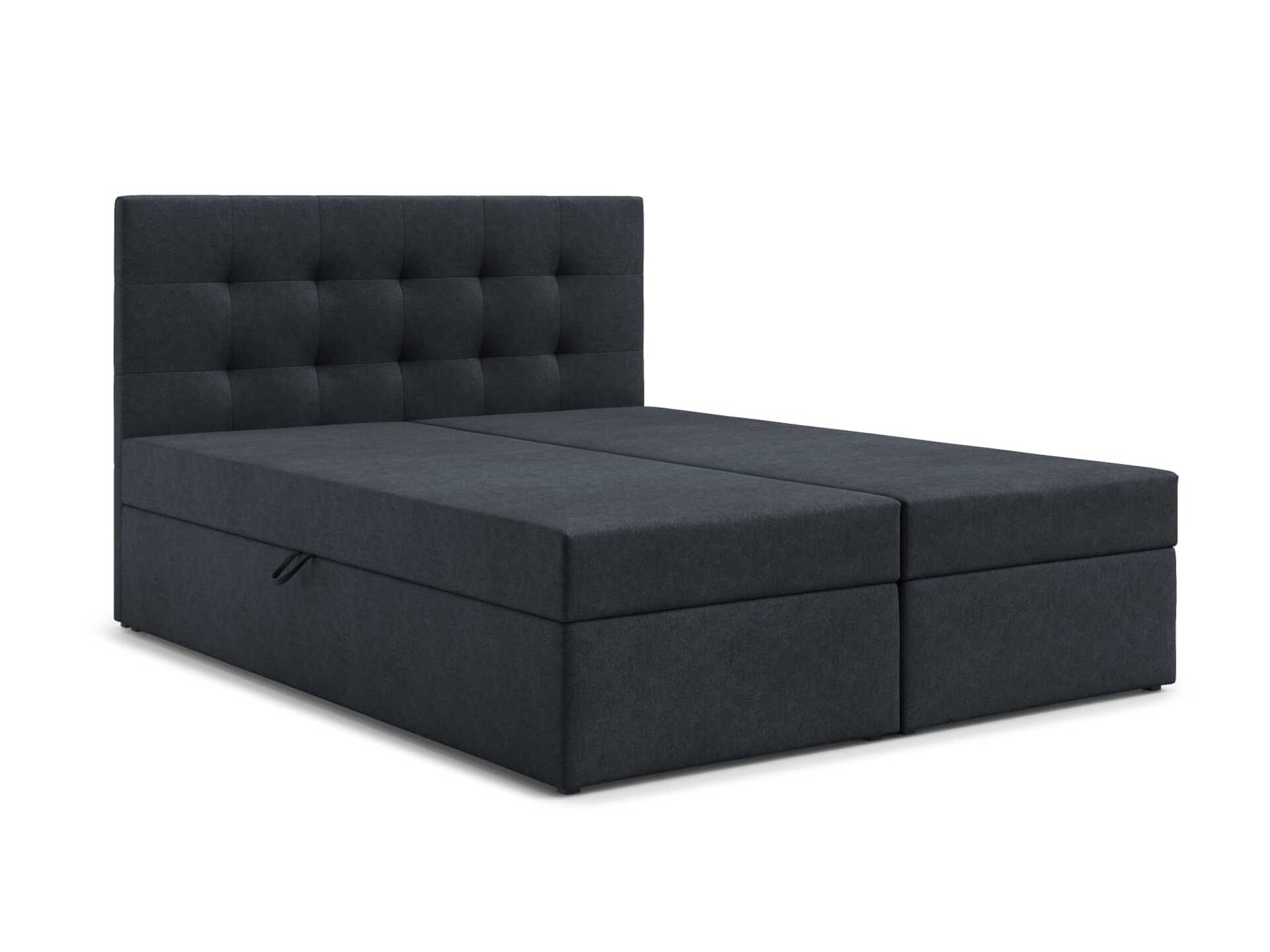 Boxspring bed met opbergfunctie, 160×200, Zwart, 2025