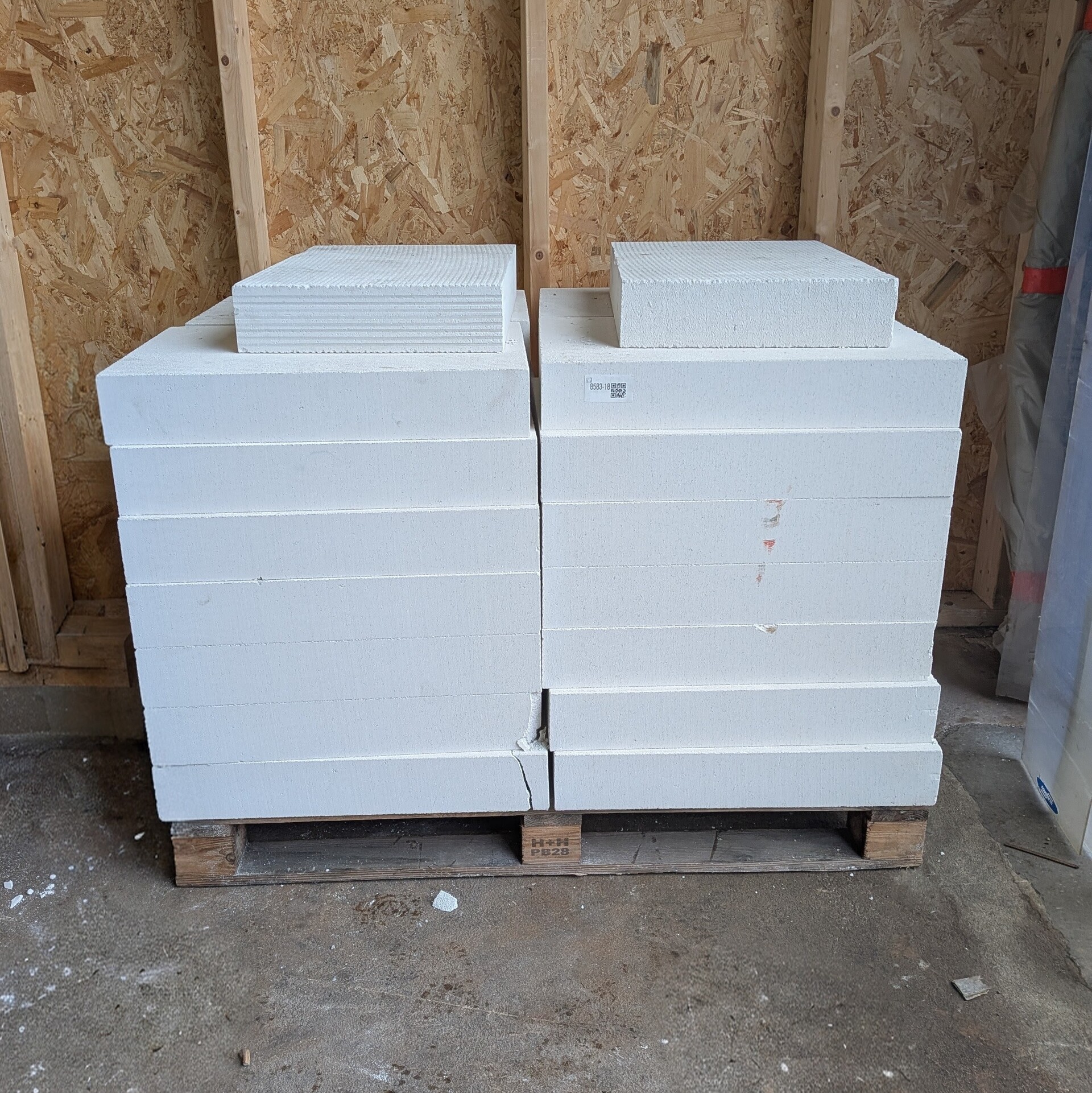 Ca. 30x Gipsblokken