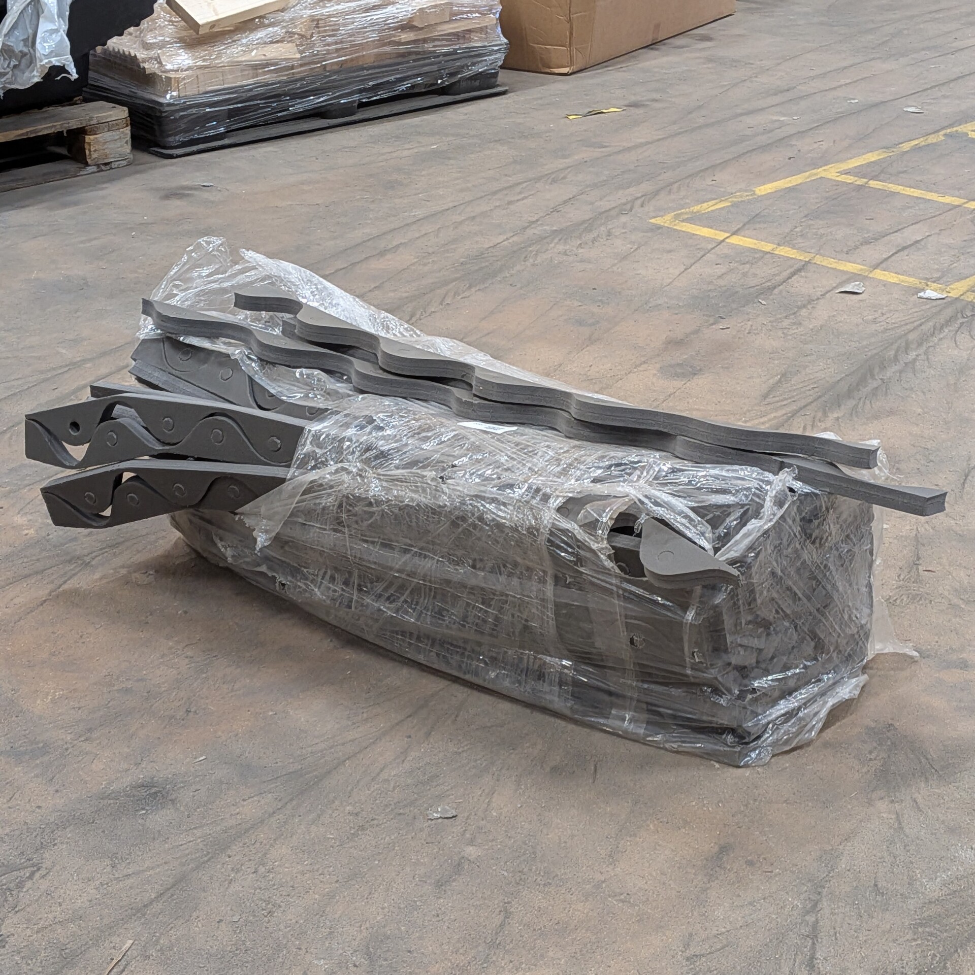 ca .41x Schuimprofielen t.b.v. golfplaten zwart