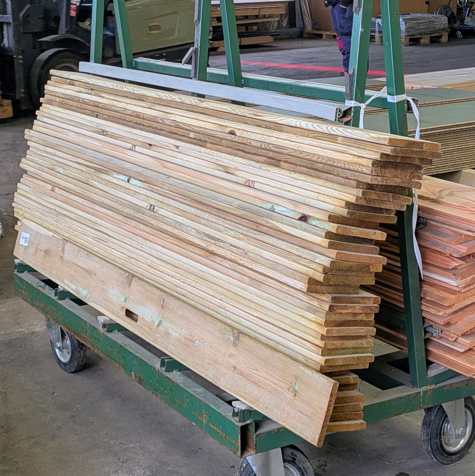 Ca. 40x Geïmpregneerde plank