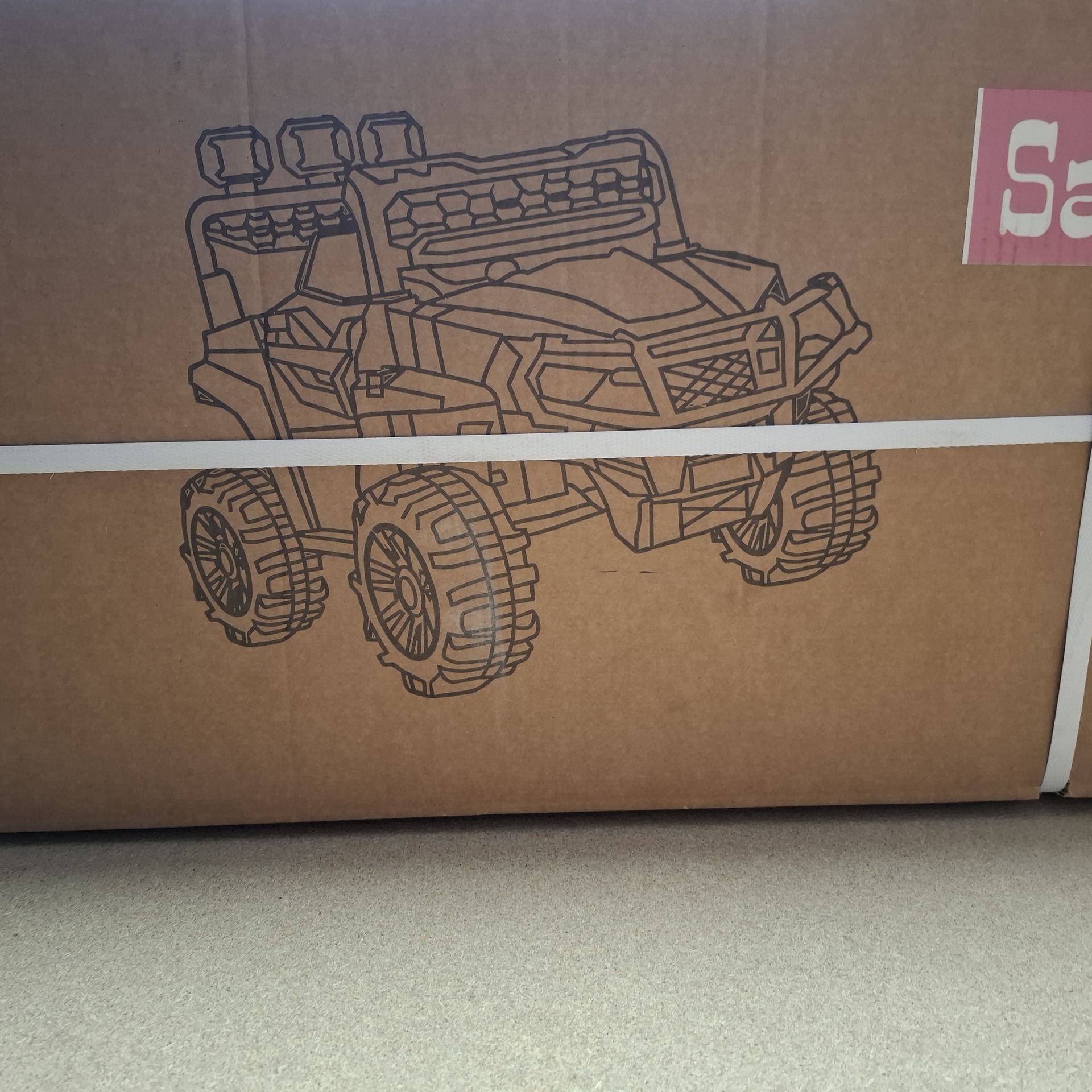 Elektrische kinderauto, Blauw, 2025