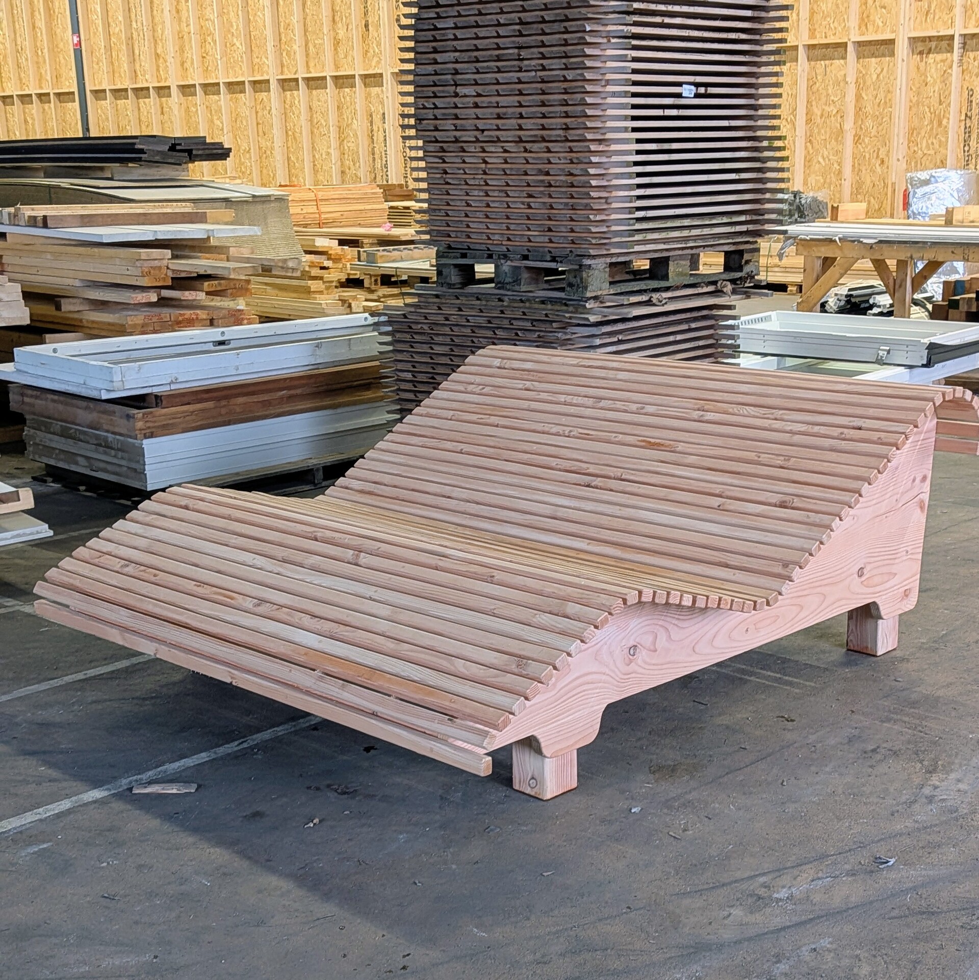 1x Douglas ligbank 2-persoons