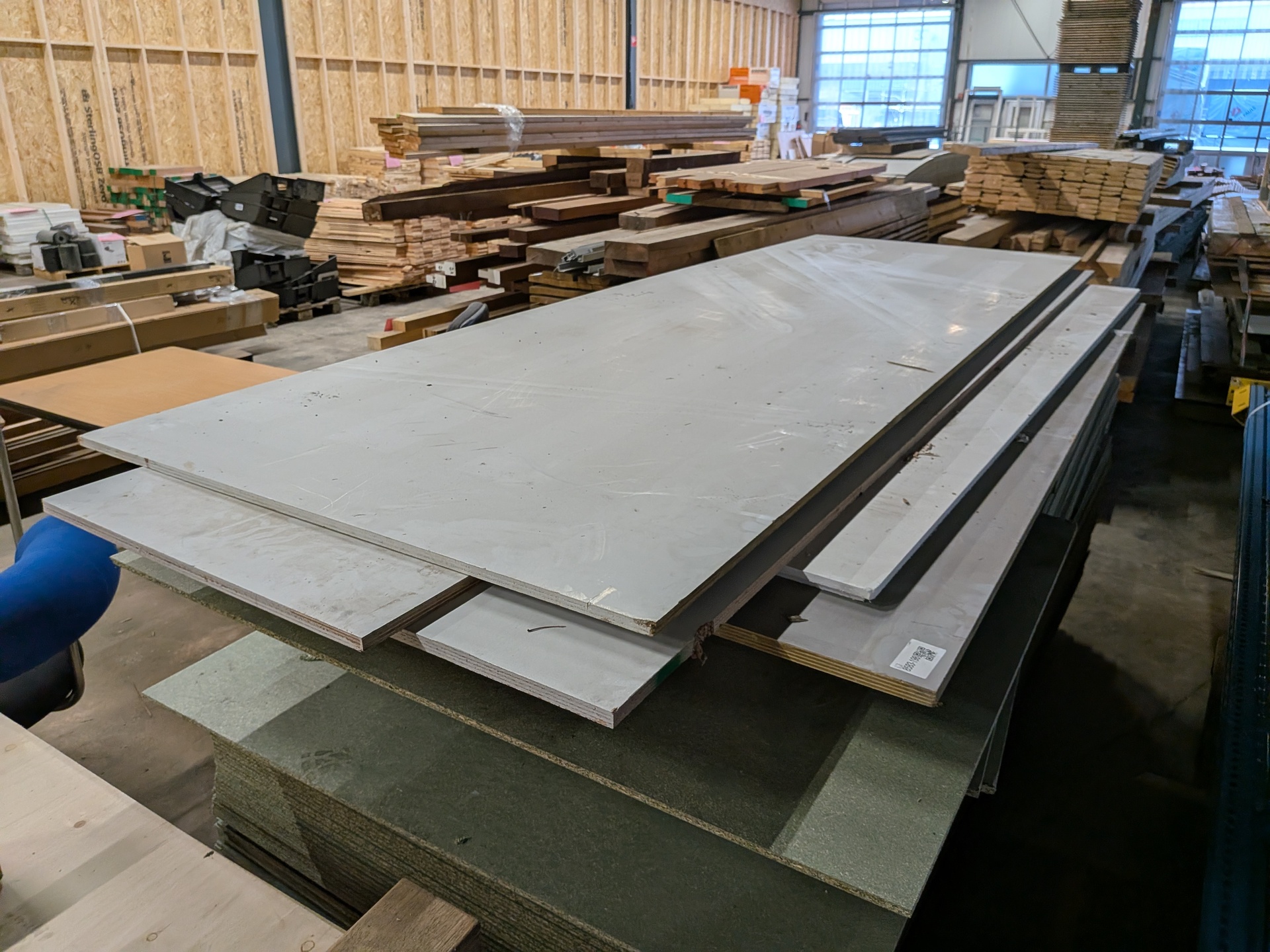 7x Diverse geronde plaat met 2x fermacellplaat wit