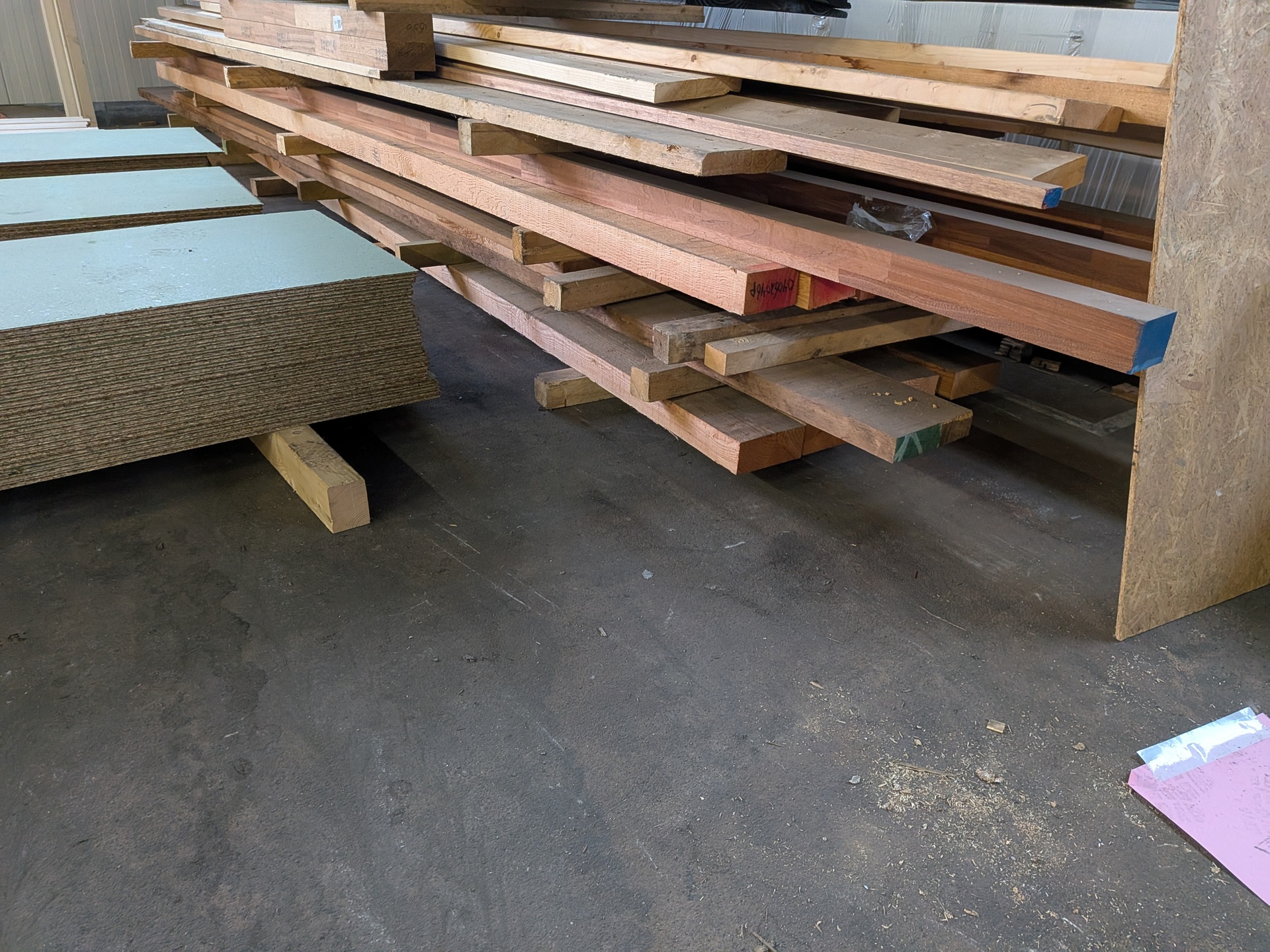Assortiment divers hout