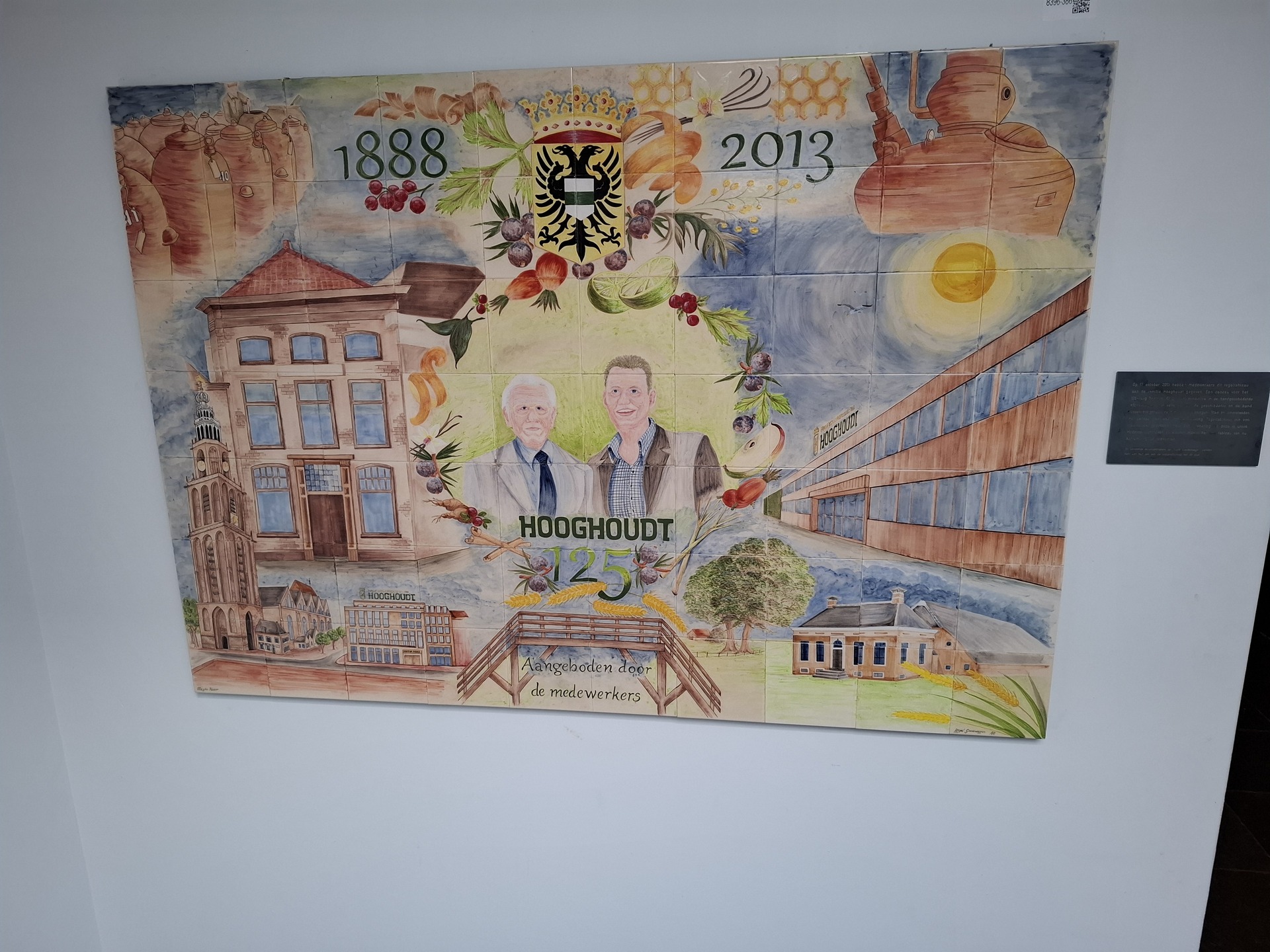 Tegeltableau vervaardigd door Royal Goedewaagen te Nieuw Buinen