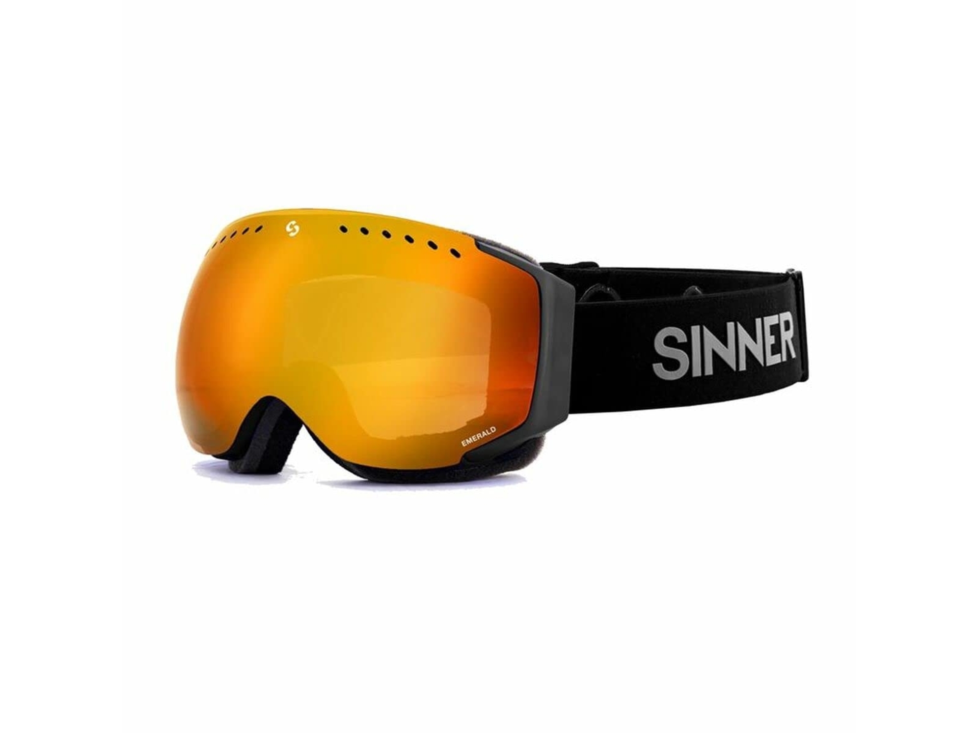 Sinner Emerald Skibril Zwart Categorie 3