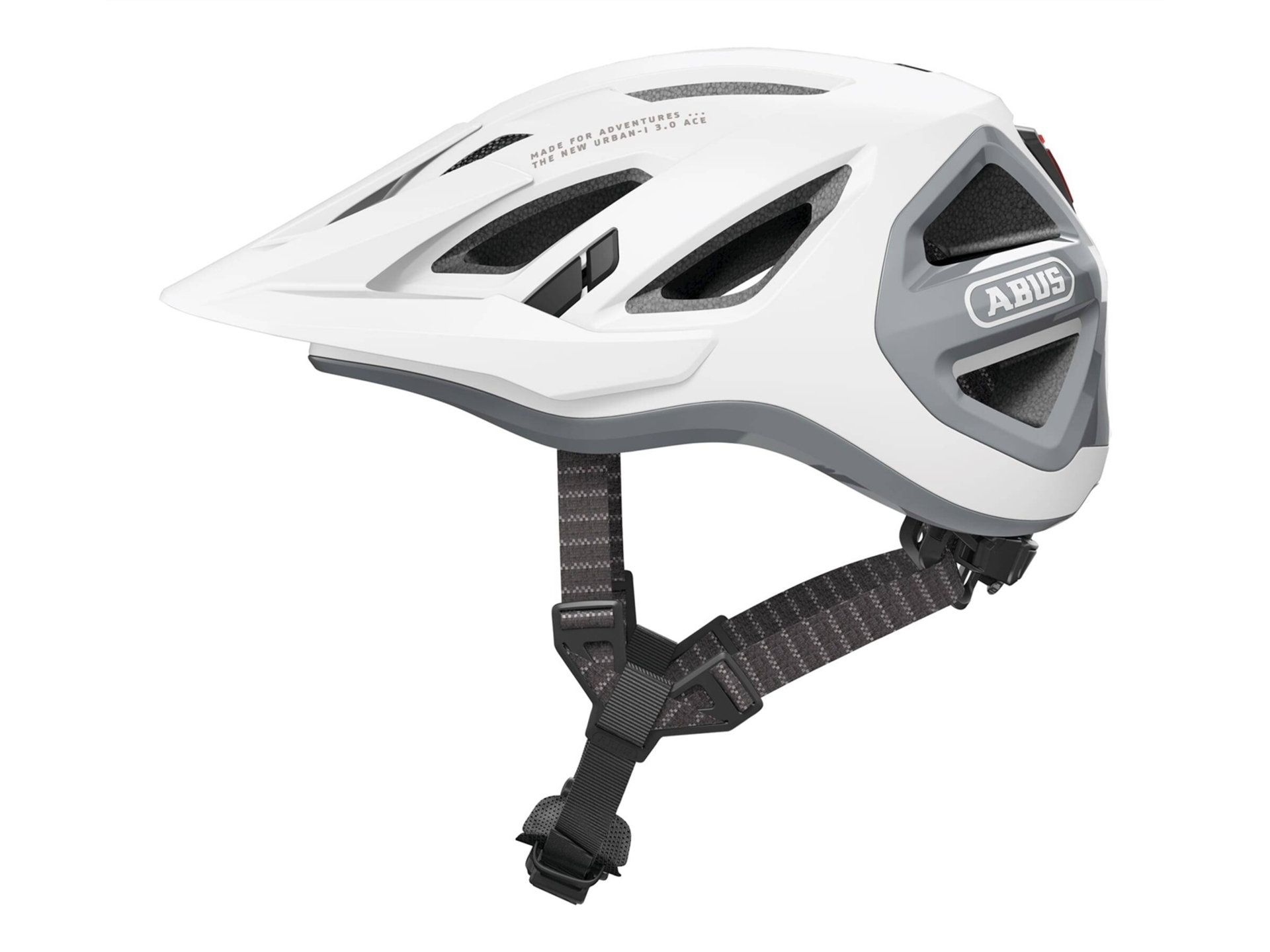 Abus Urban-I 3.0 ACE cityhelm met LED-achterlicht Wit,M