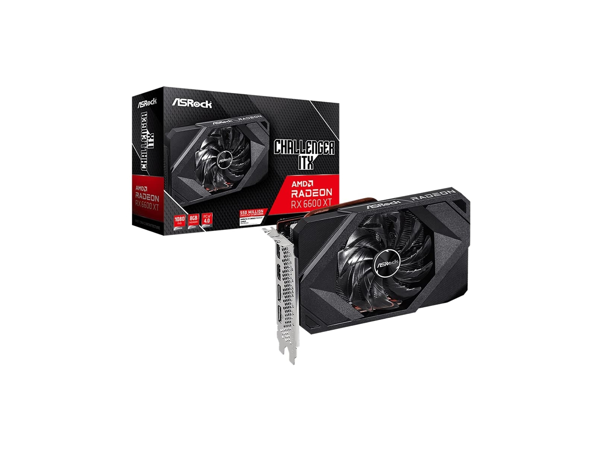 ASRock Radeon RX 6600 XT Challenger ITX 8GB Videokaart