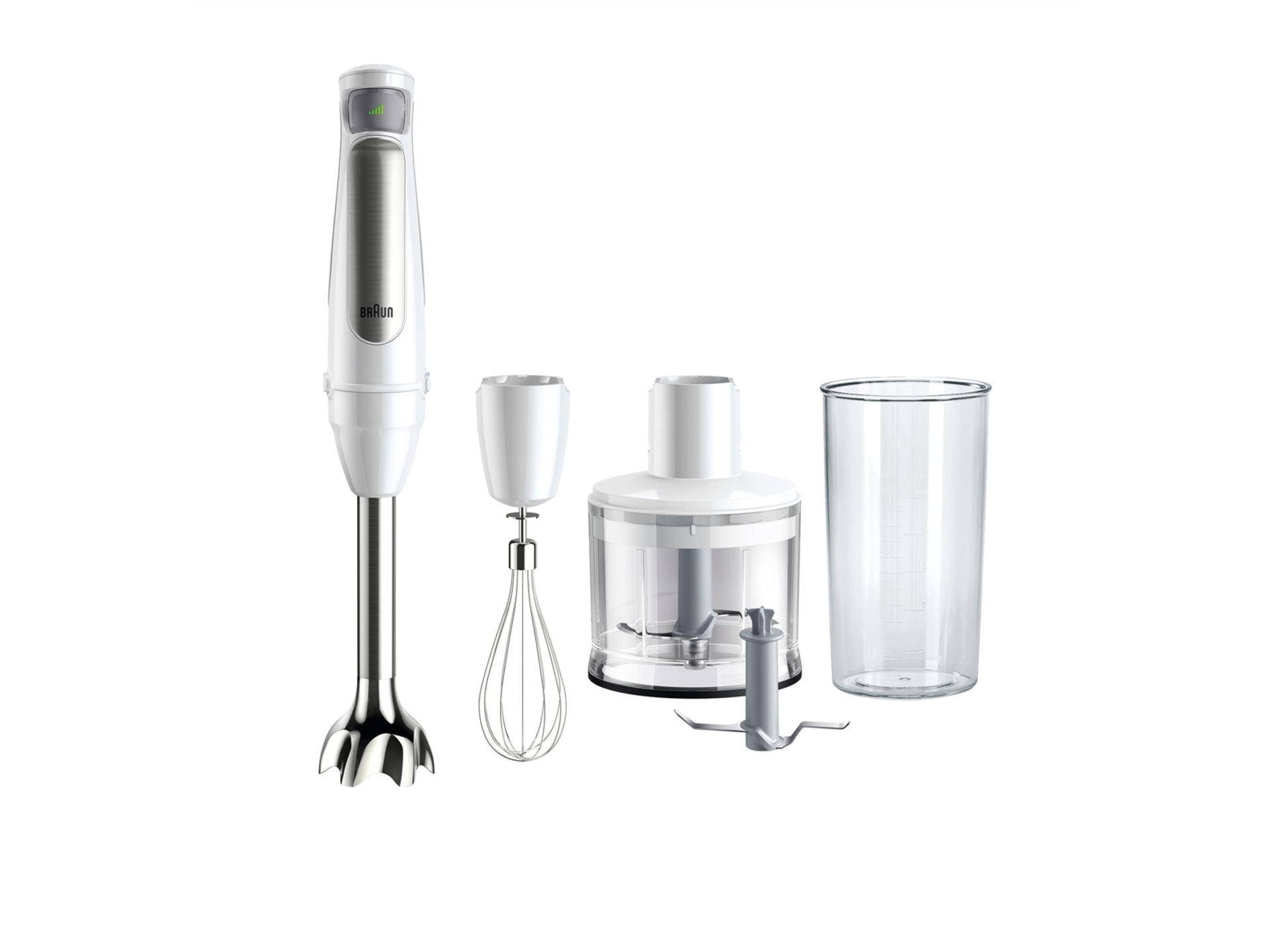 Braun MultiQuick 7 MQ7035IWH Staafmixer 1000 W 0,6 L Roestvrijstaal