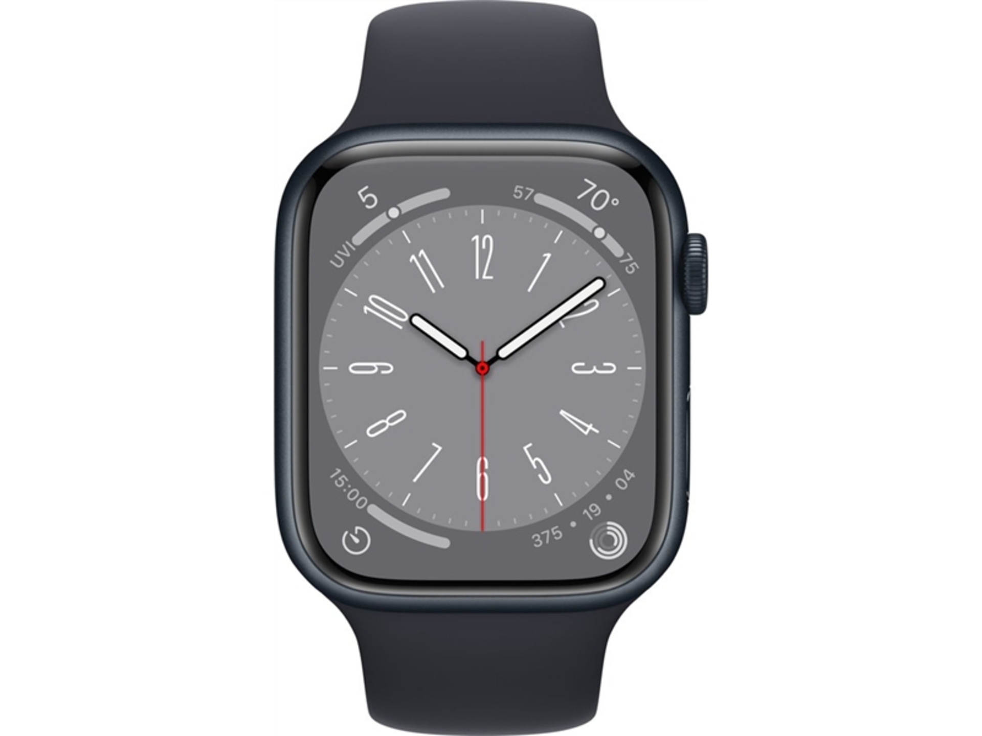 Apple Watch Series 8 4G 41mm Middernacht Aluminium