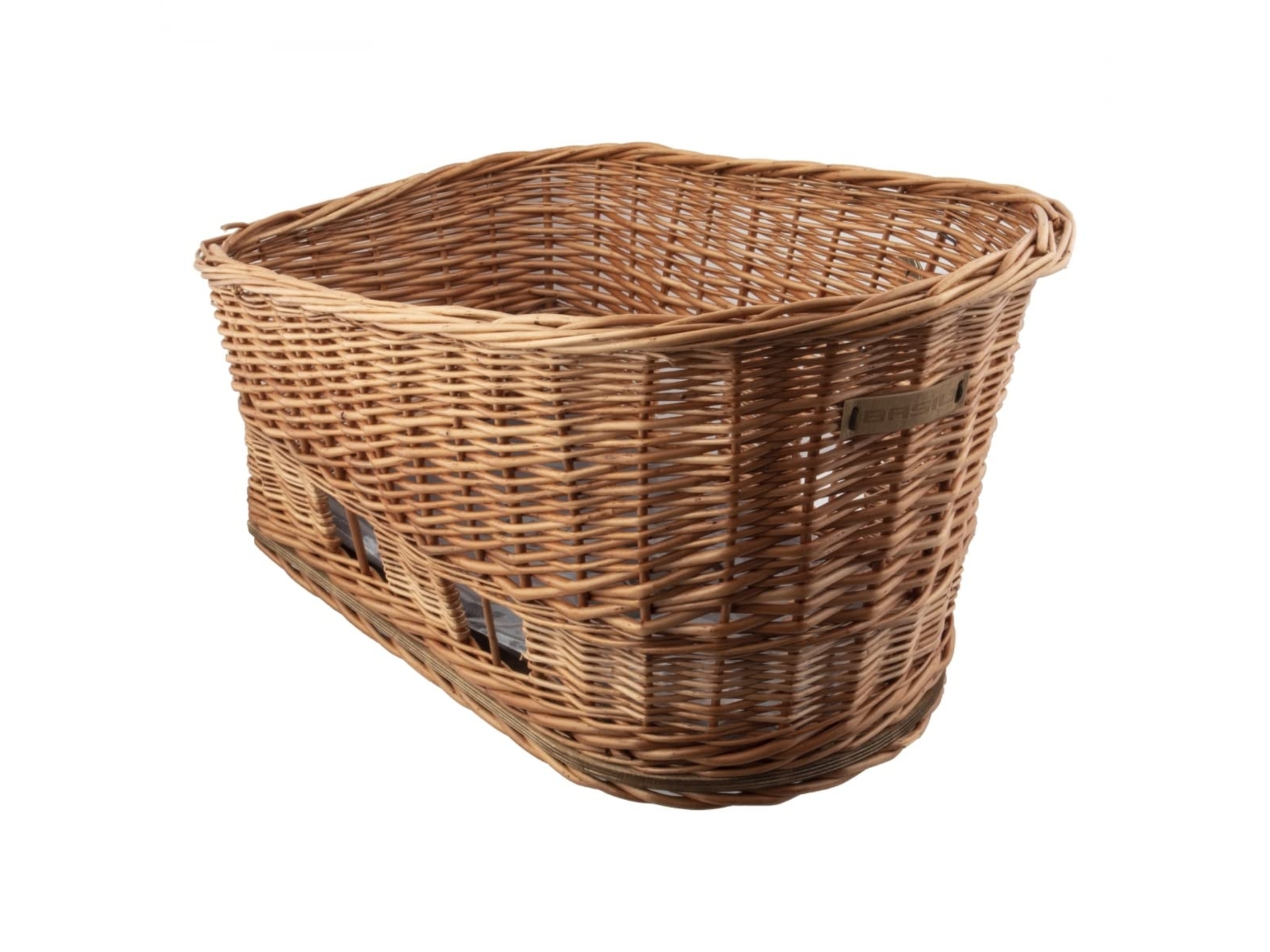 Basil Pasja Hondenfietsmand MIK M Achter Riet Bruin