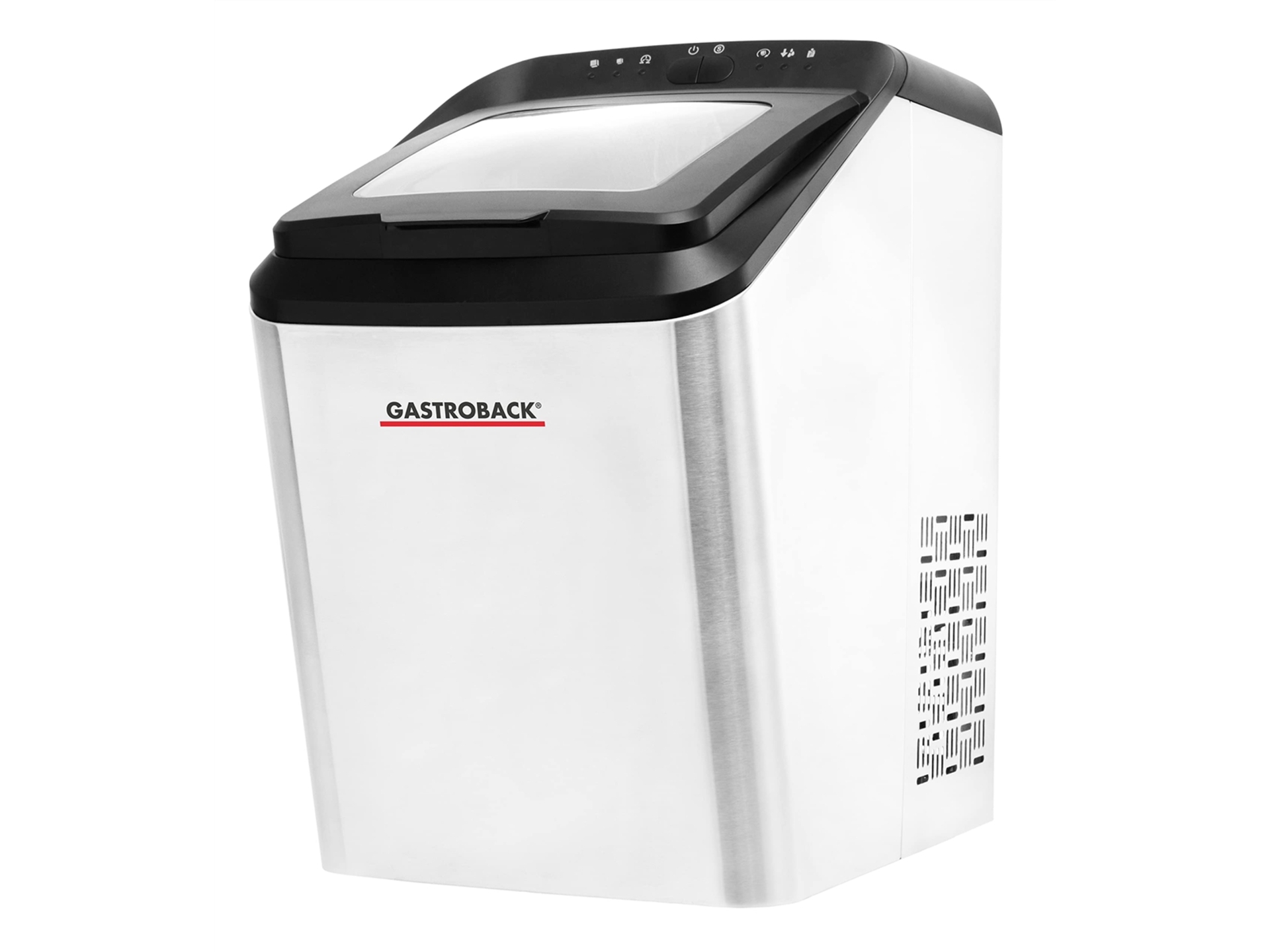 Gastroback Bartender Pro ijsblokjesmaker 2,8 liter watertank Zwart, Zi