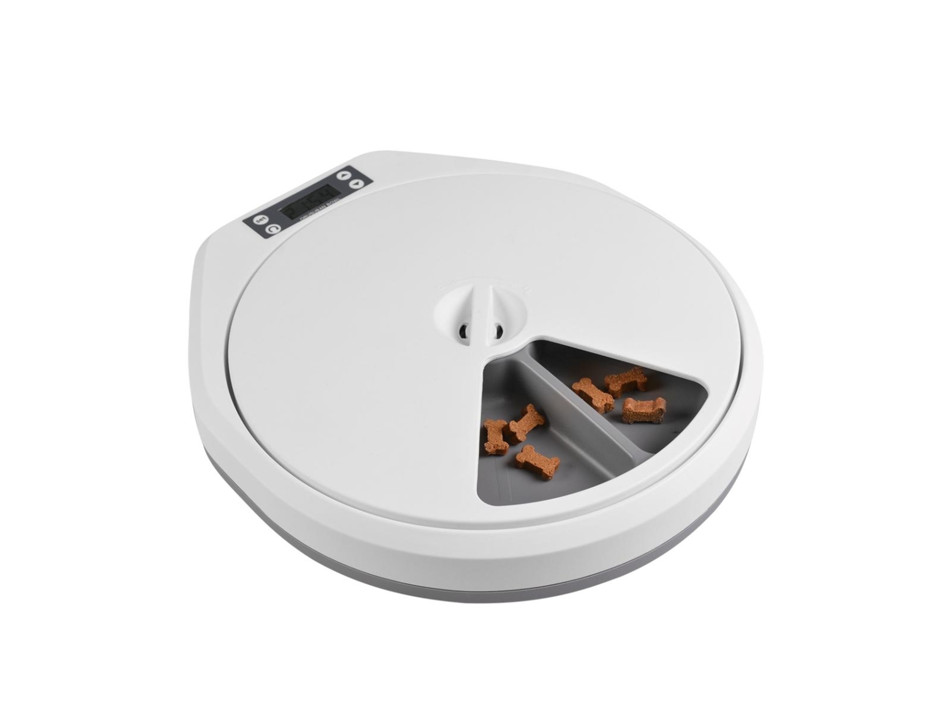 Duvo+ Automatische Voerbak 5 maaltijden per dag Voor droog en natvoer