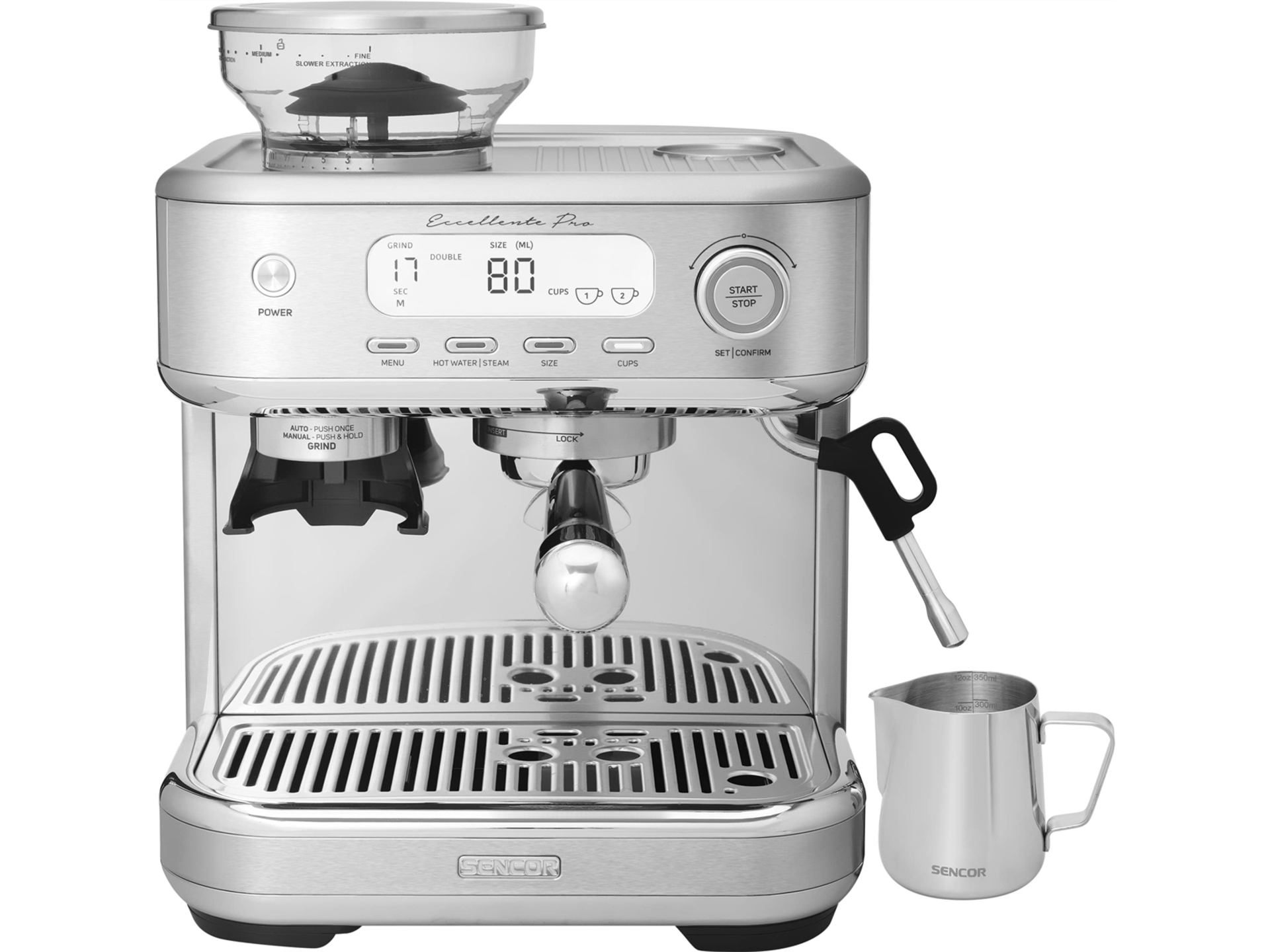Sencor Excellence Plus Espressomachine met Koffiemolen