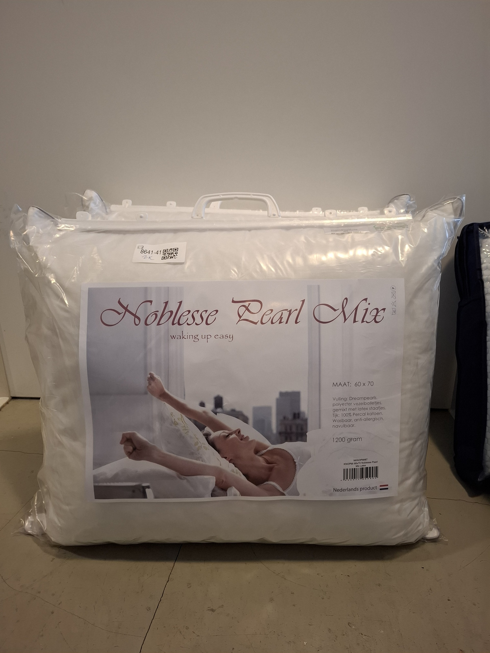 2x Hoofdkussen Noblesse pearl mix