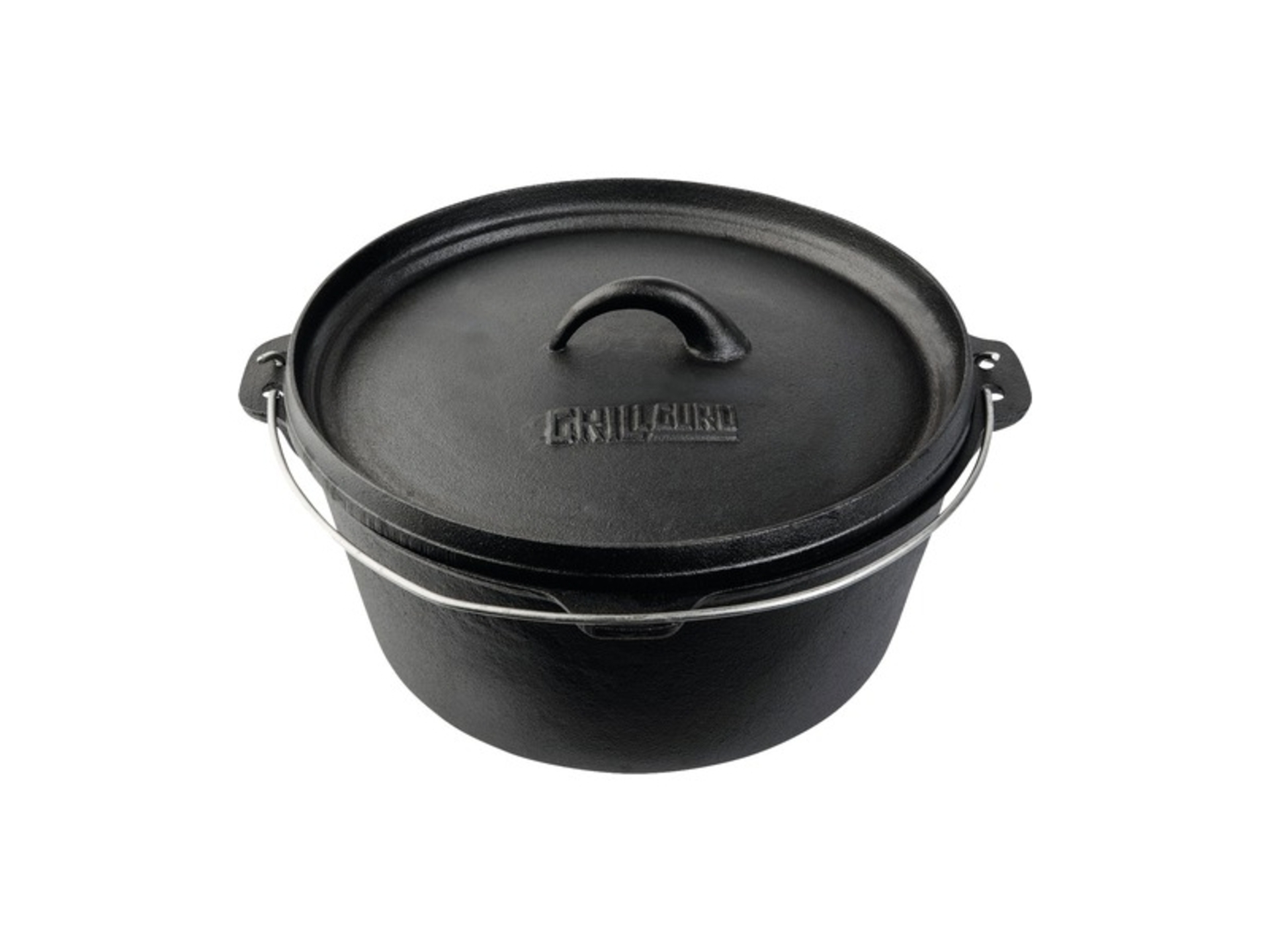 Grill Guru Medium Cast Iron Dutch Oven 23cm Gietijzeren pan met deksel