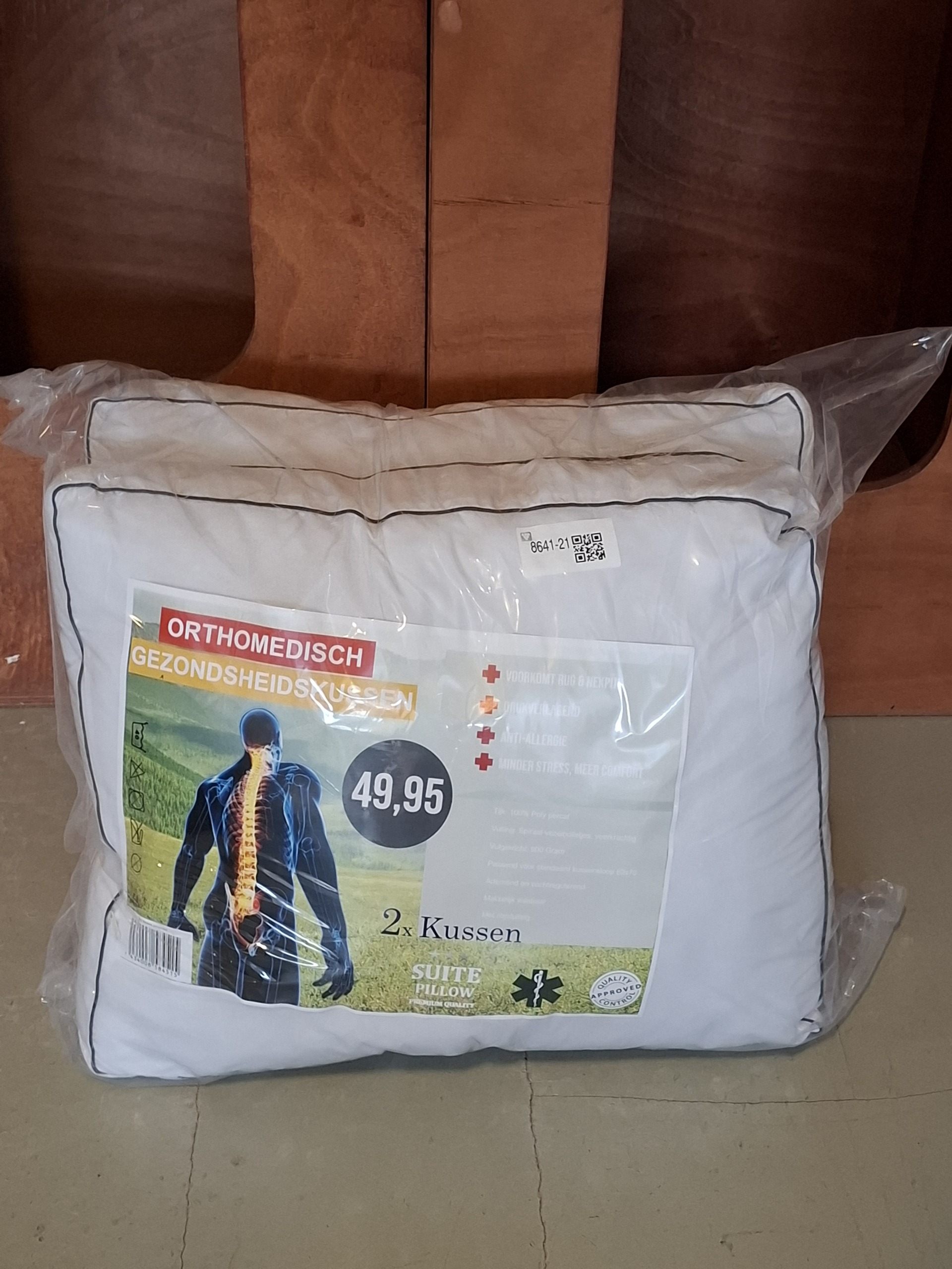 2x Orthomedisch gezondheidskussen